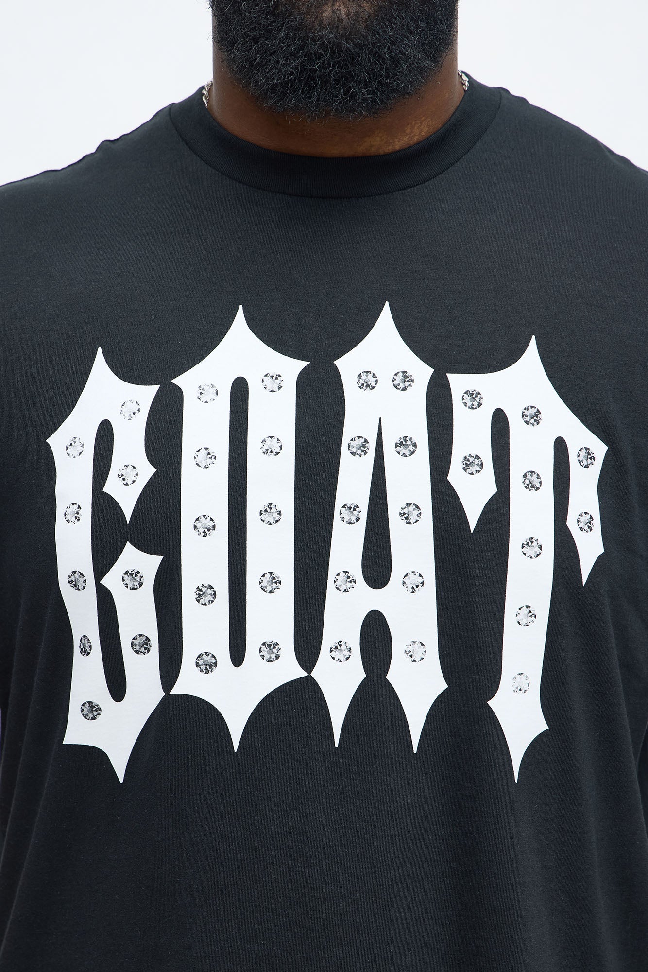 Iced Out GOAT Short Sleeve Tee - Black