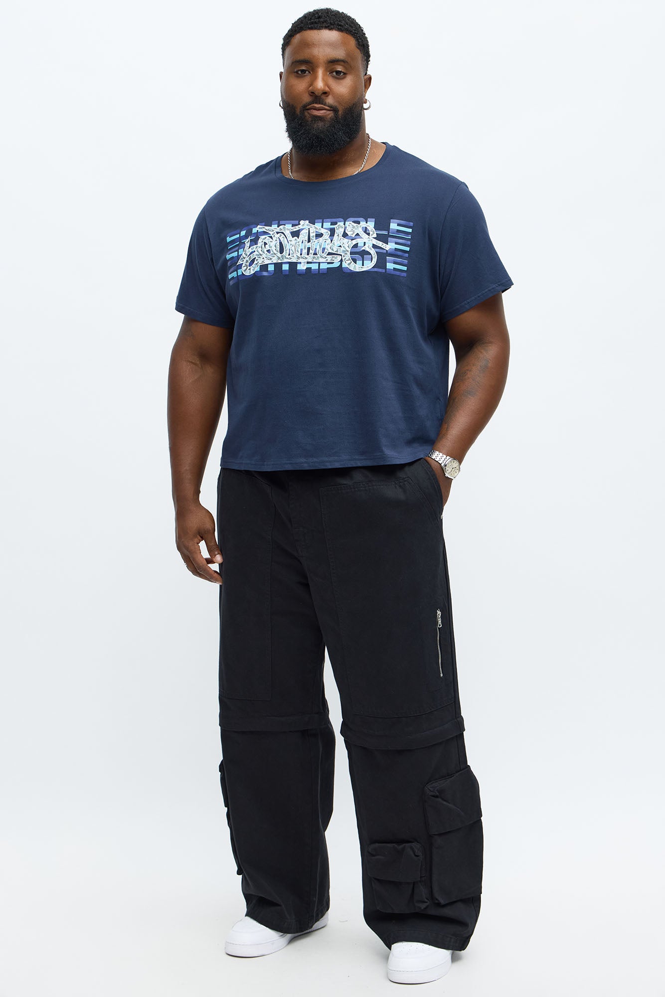 Southpole Signature Short Sleeve Tee - Navy