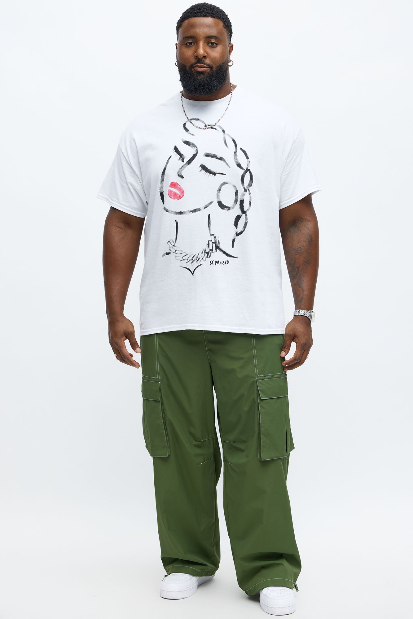 A Mused Short Sleeve Tee - White