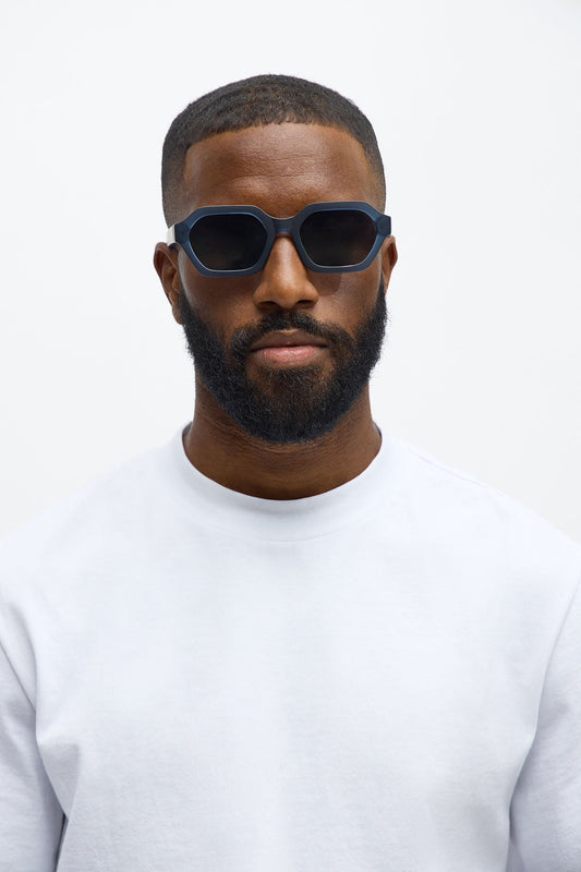 Mallee Round Sunglasses - Blue