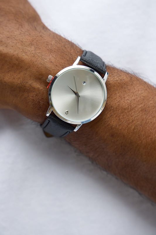 Tabor Shadow Watch - Black/Silver