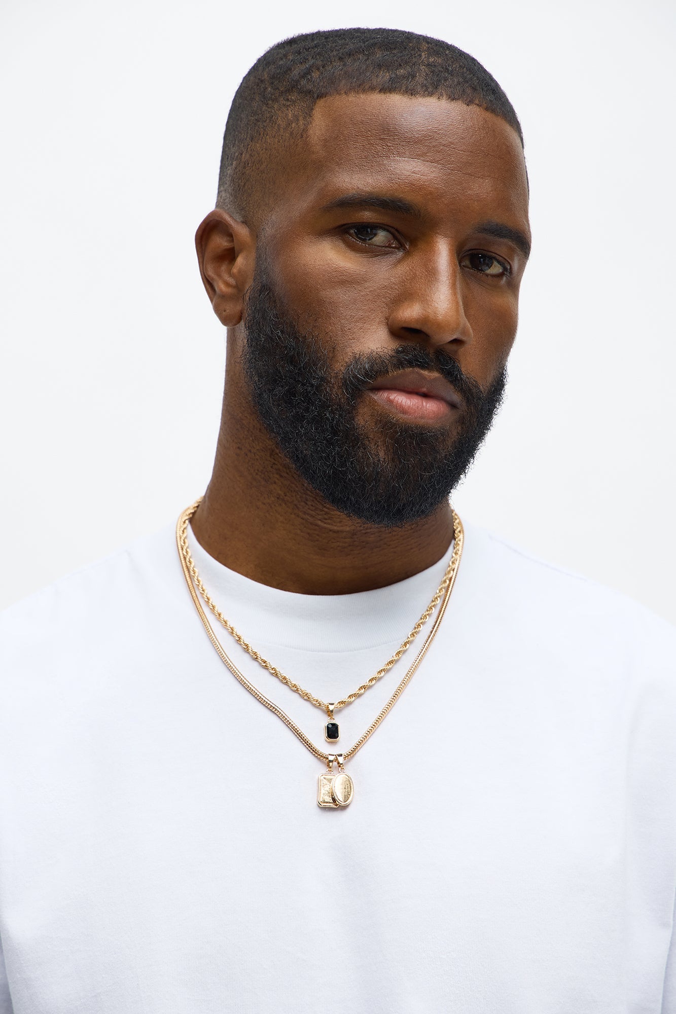 Regal Pendant Necklace Set - Gold/combo