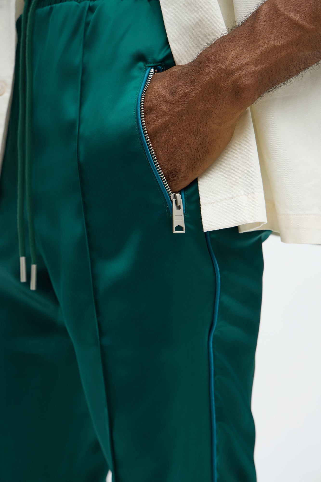 Stacked Slim Flare With Some Class Pant - Green