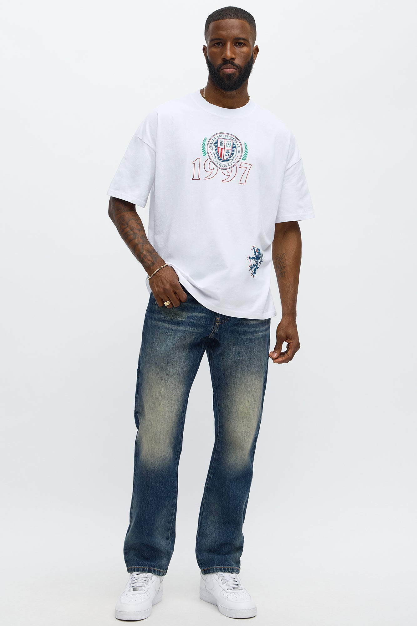 Slim Never Stressin Jeans - Dark Wash