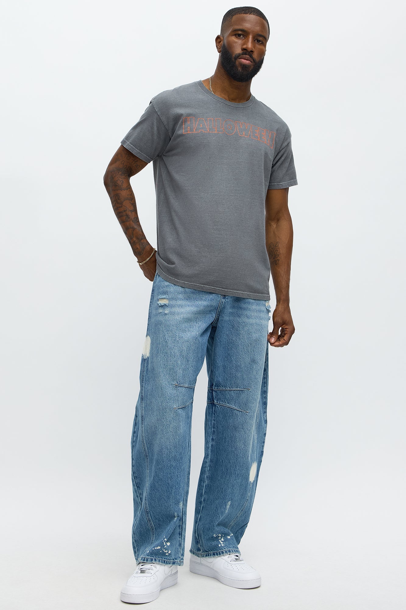 Halloween Michael Myers Classic Short Sleeve Tee - Charcoal