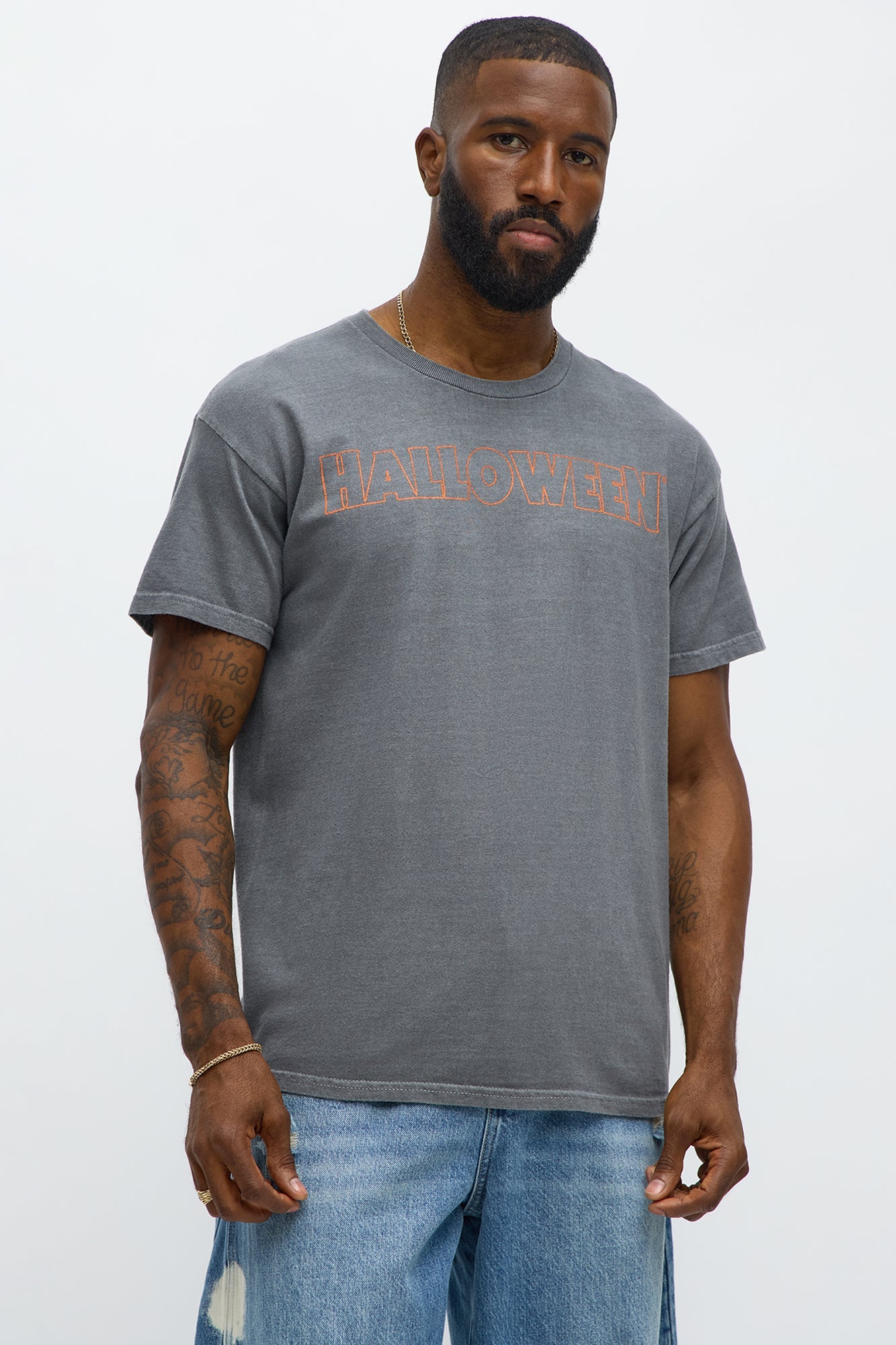 Halloween Michael Myers Classic Short Sleeve Tee - Charcoal