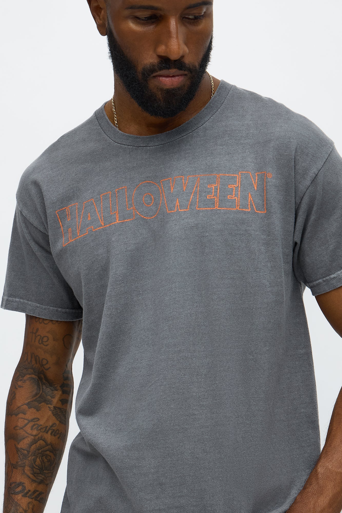 Halloween Michael Myers Classic Short Sleeve Tee - Charcoal