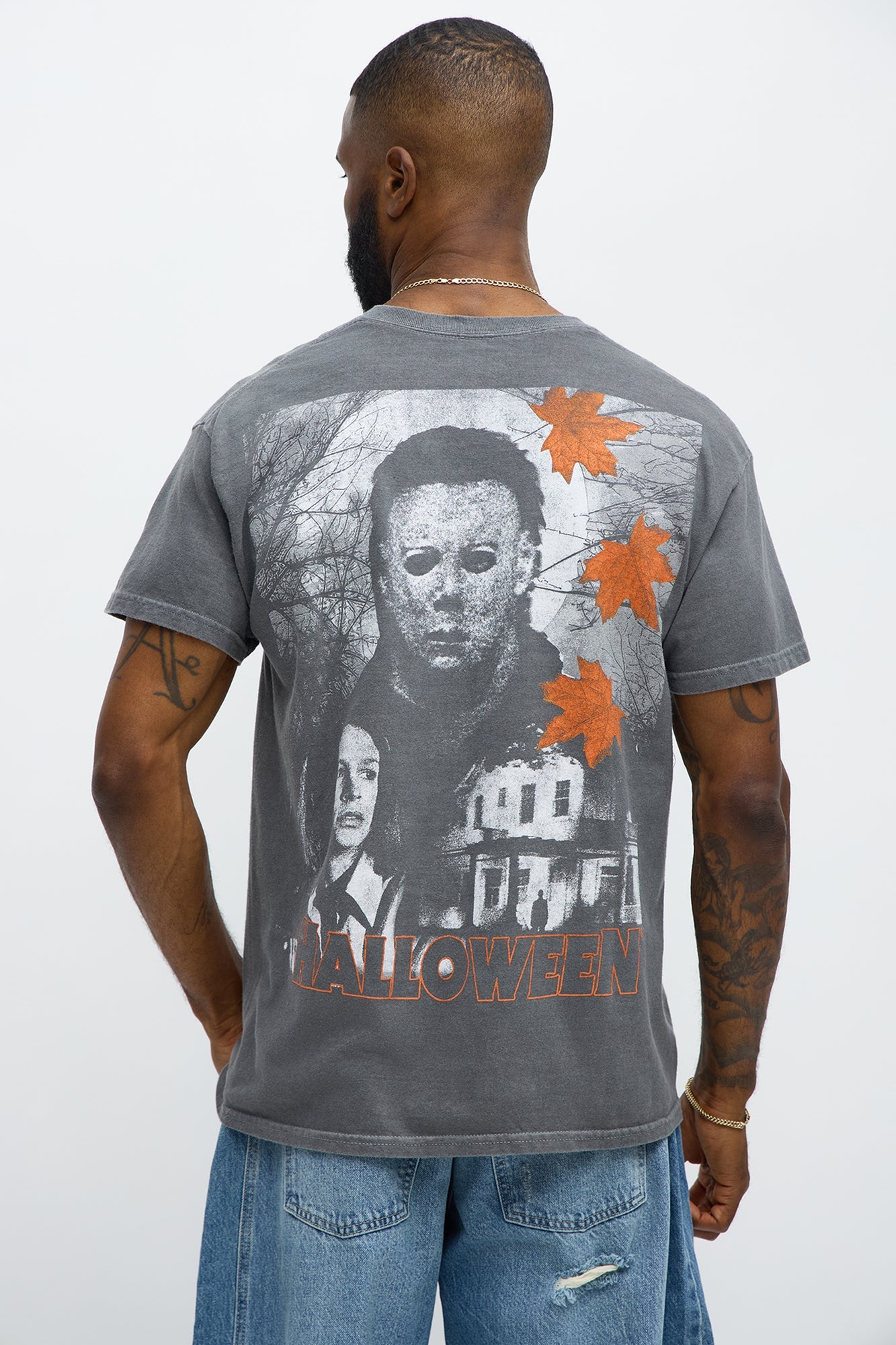 Halloween Michael Myers Classic Short Sleeve Tee - Charcoal