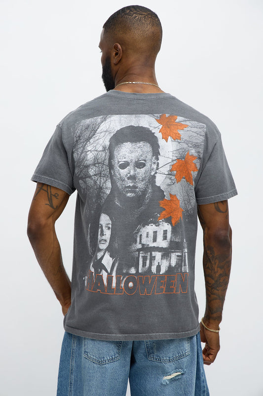 Halloween Michael Myers Classic Short Sleeve Tee - Charcoal