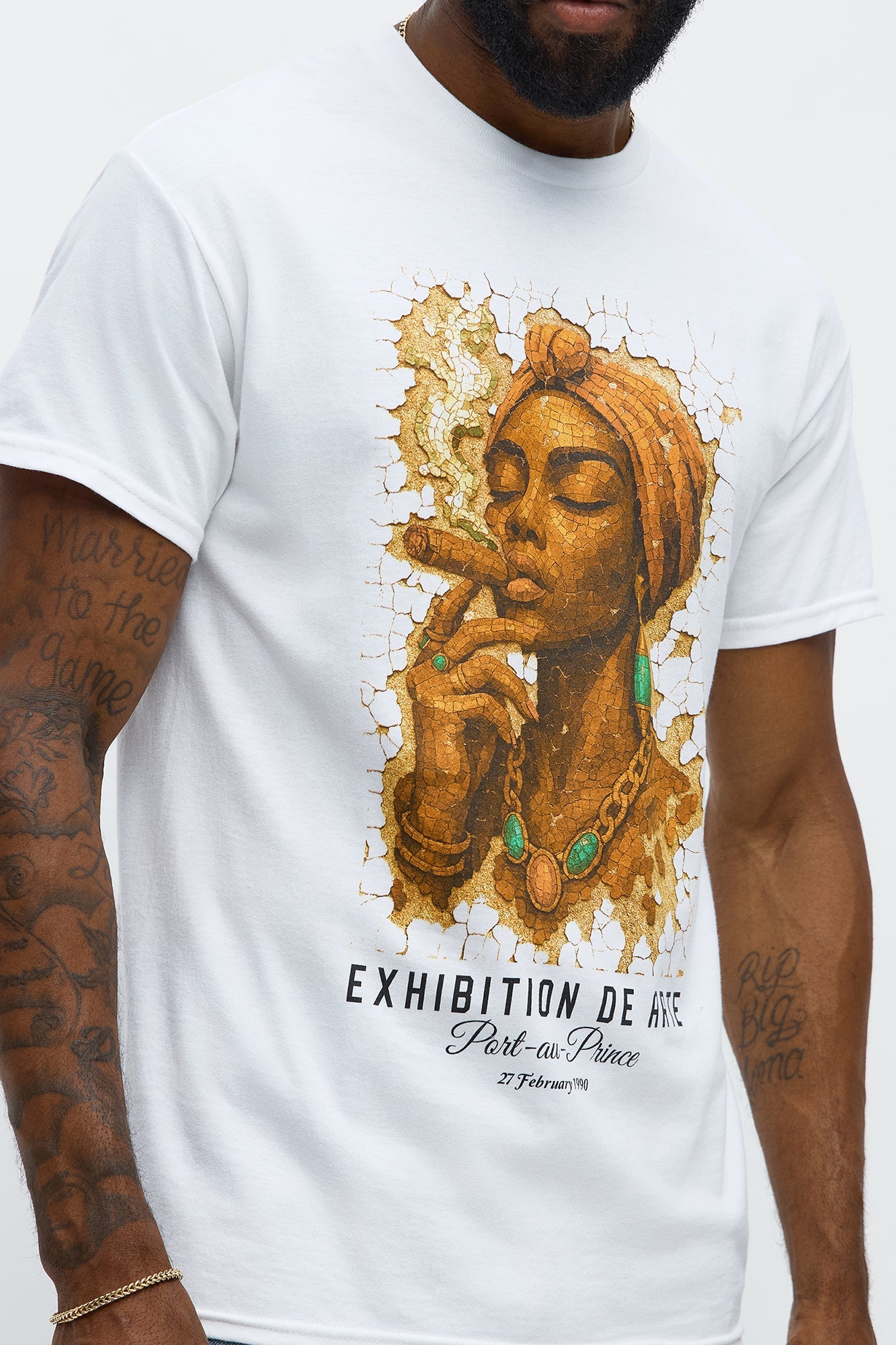 Smoke Break Short Sleeve Tee - White