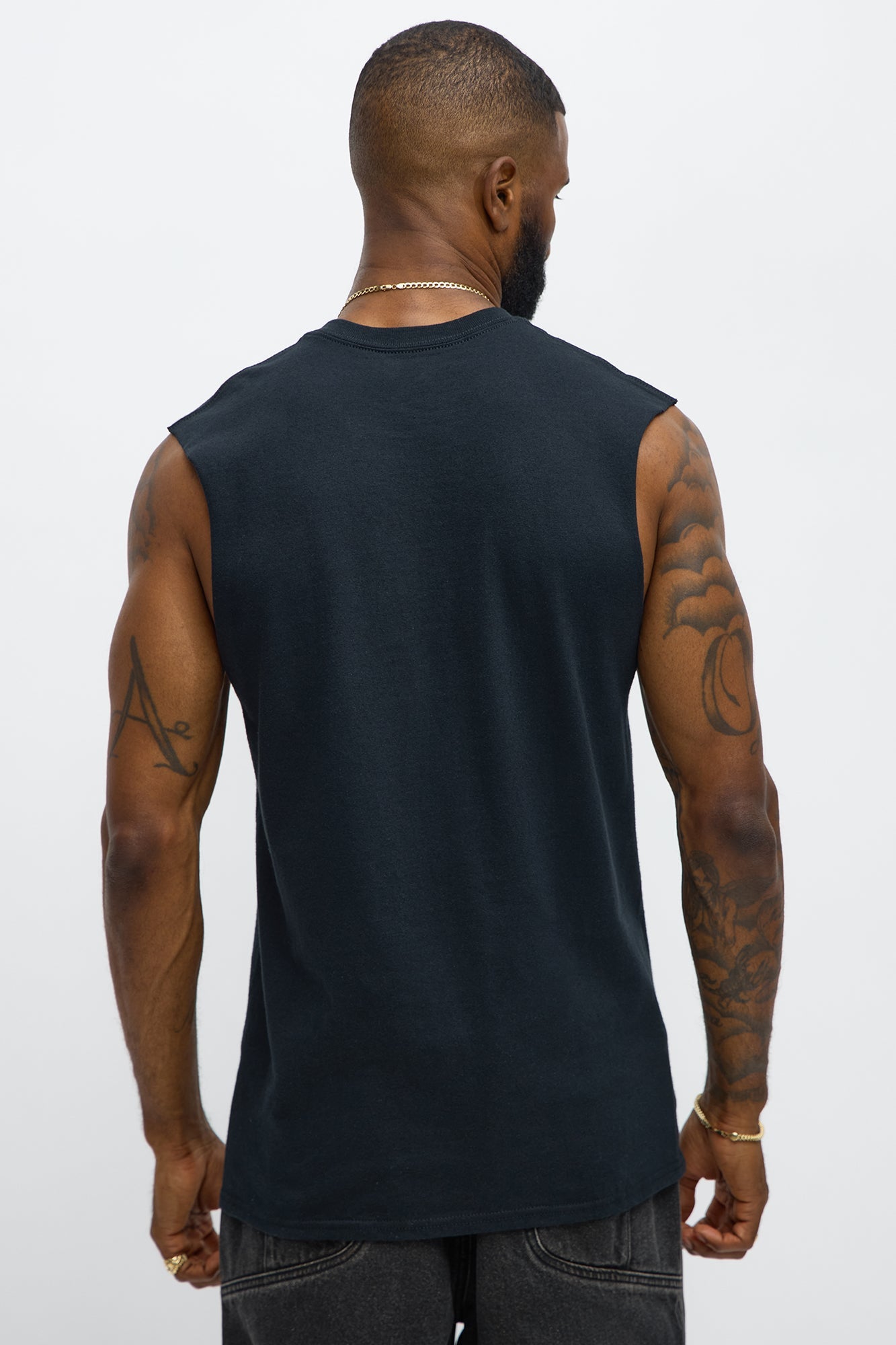 Hustler Society Reigns Muscle Tee - Black