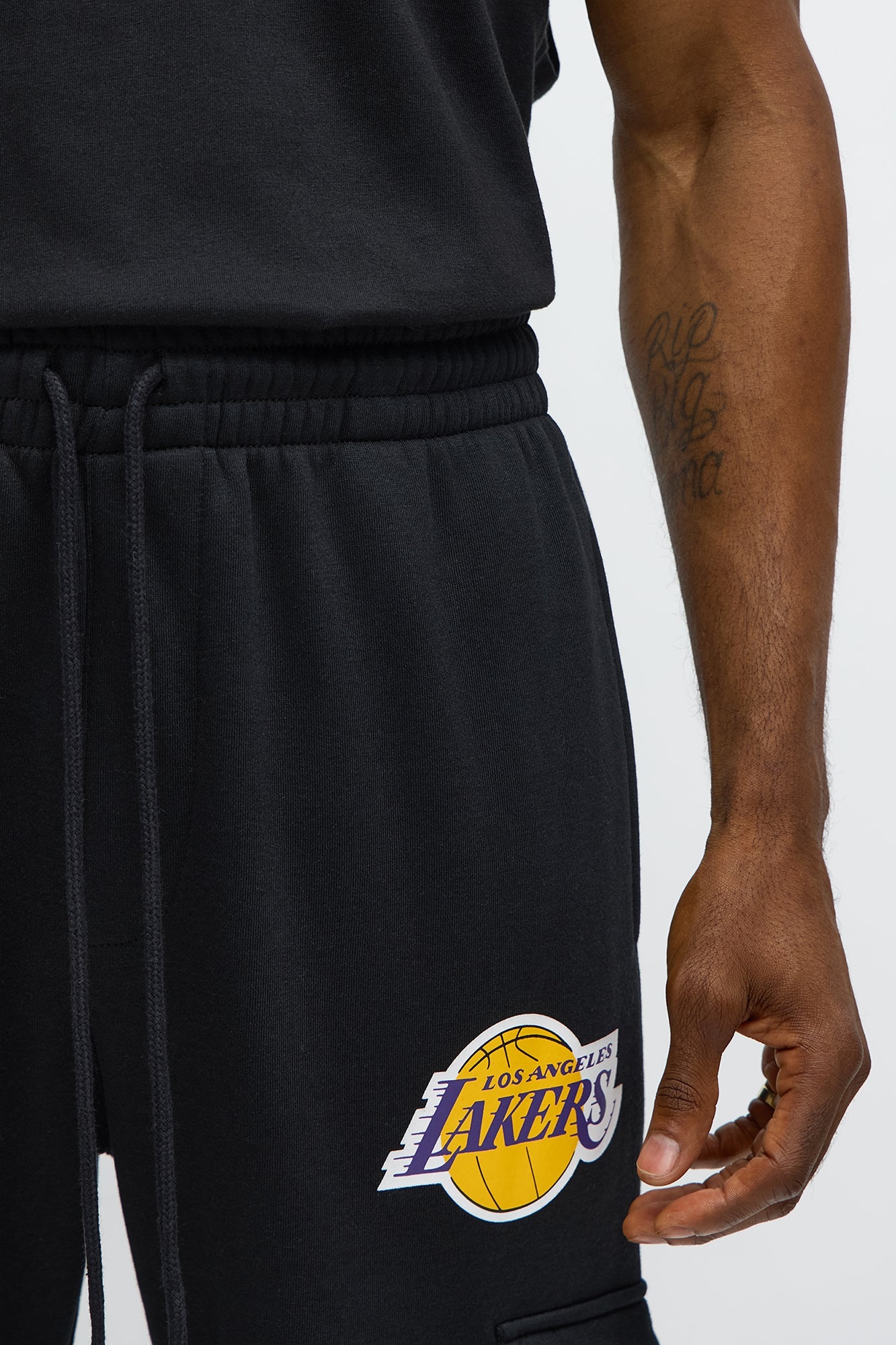 Lakers Cargo Sweatpants - Black