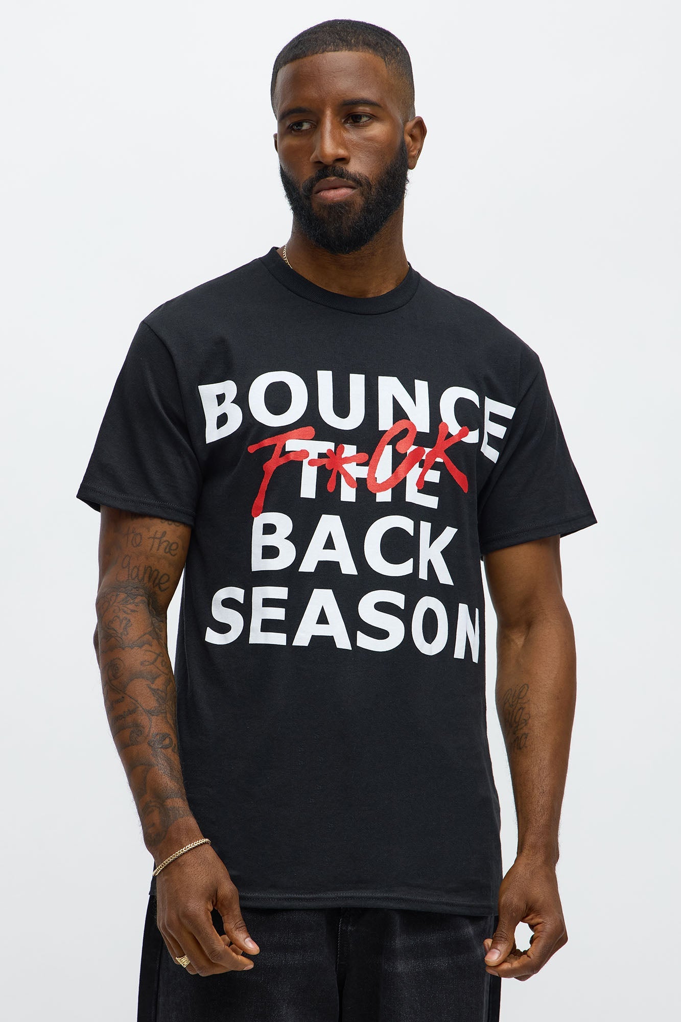 Bounce Back Season Short Sleeve Tee - Black