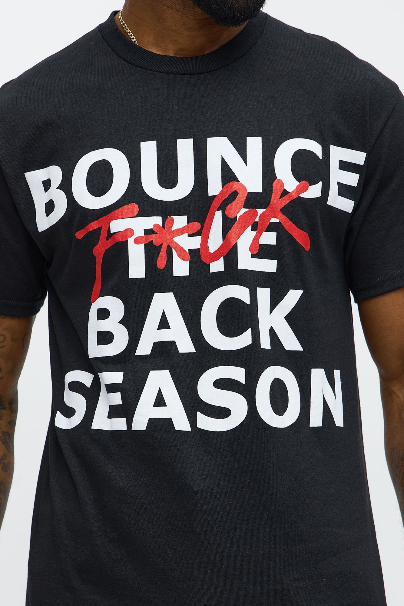 Bounce Back Season Short Sleeve Tee - Black