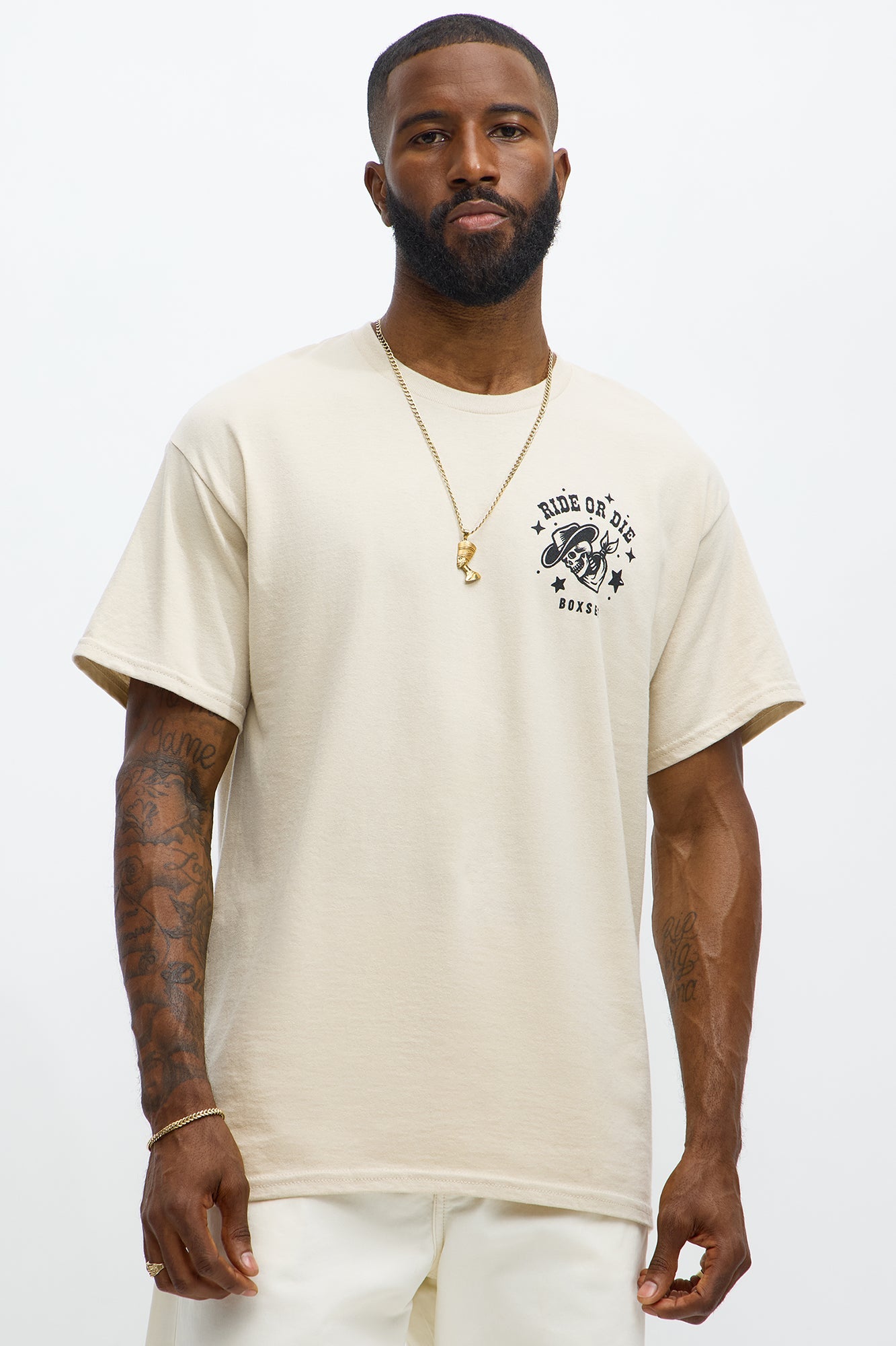Ride Or Die Rodeo Short Sleeve Tee - Tan