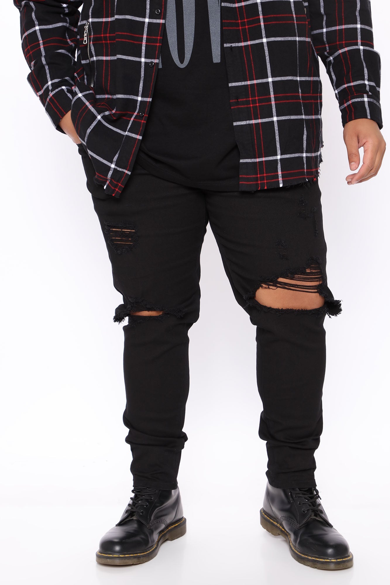 I Ain't Coming Home Skinny Jean - Black