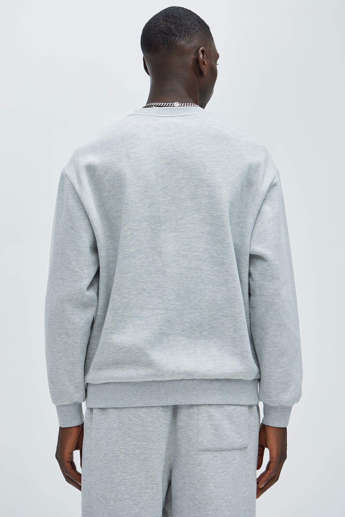 Tyson Crew Neck Sweatshirt - Heather Grey