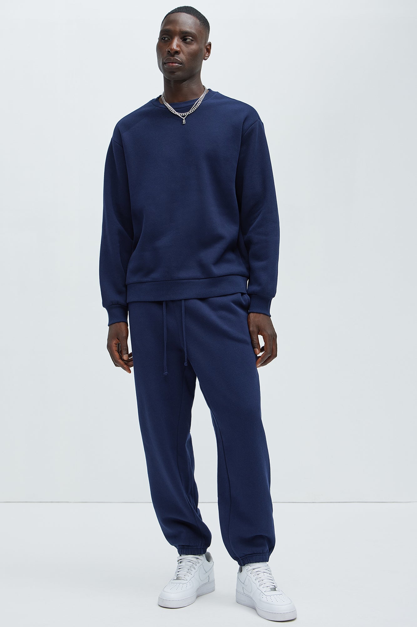 Tyson Crew Neck Sweatshirt - Navy