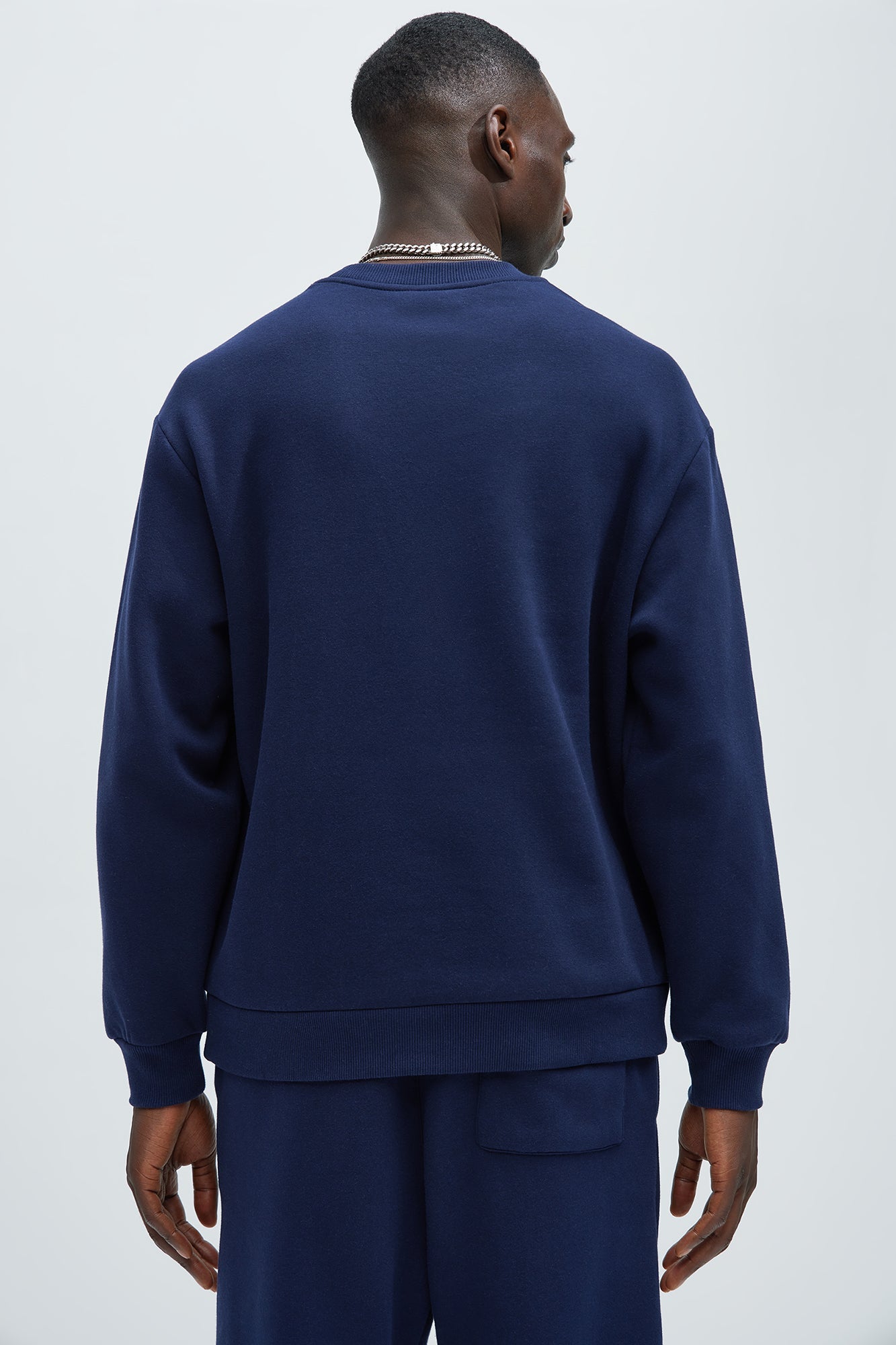 Tyson Crew Neck Sweatshirt - Navy