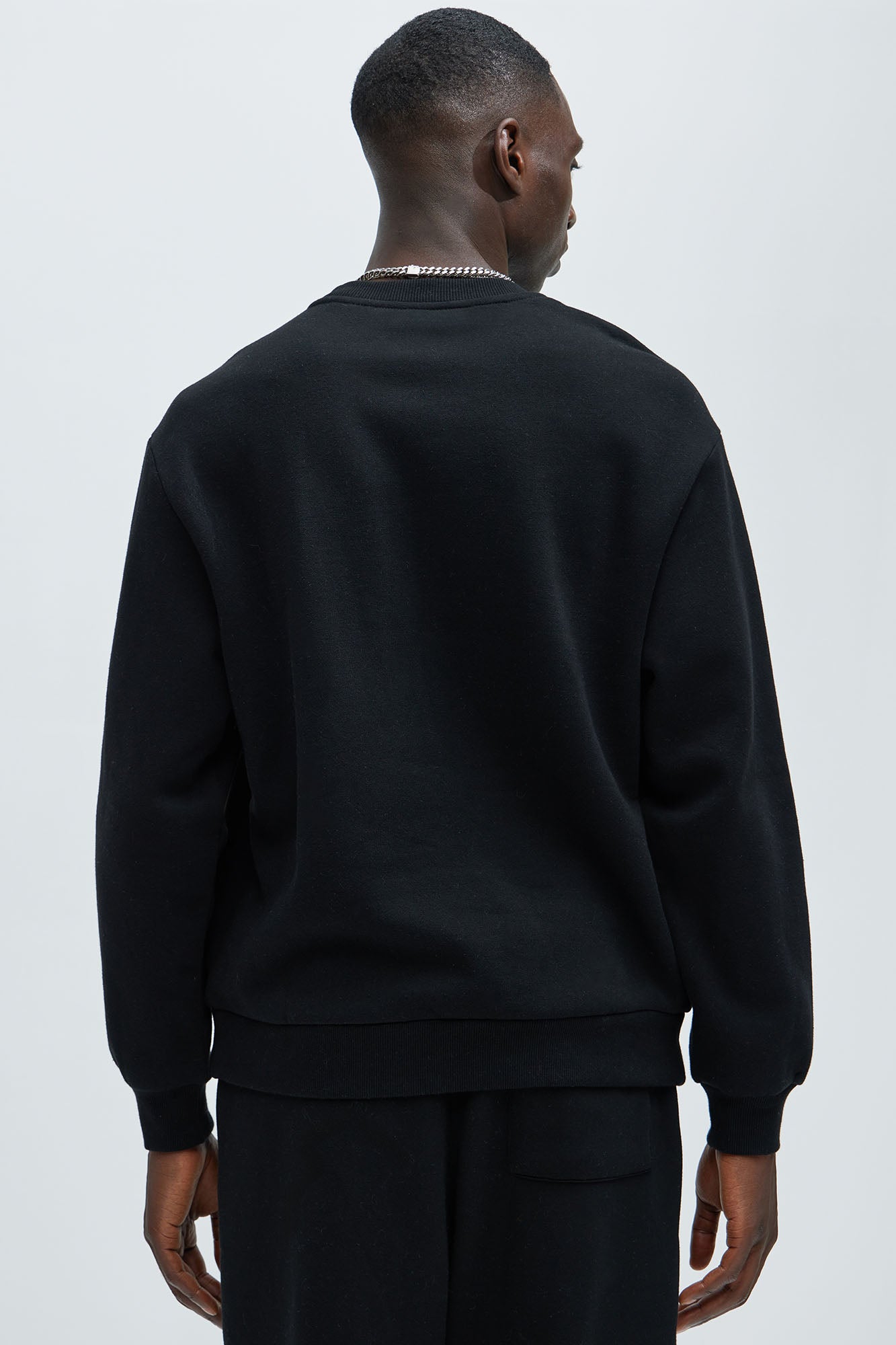 Tyson Crew Neck Sweatshirt - Black