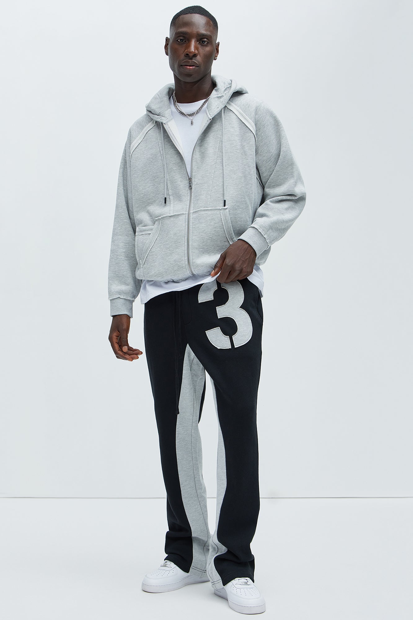 Tyson Number 3 Skinny Flare Sweatpants - Black/combo