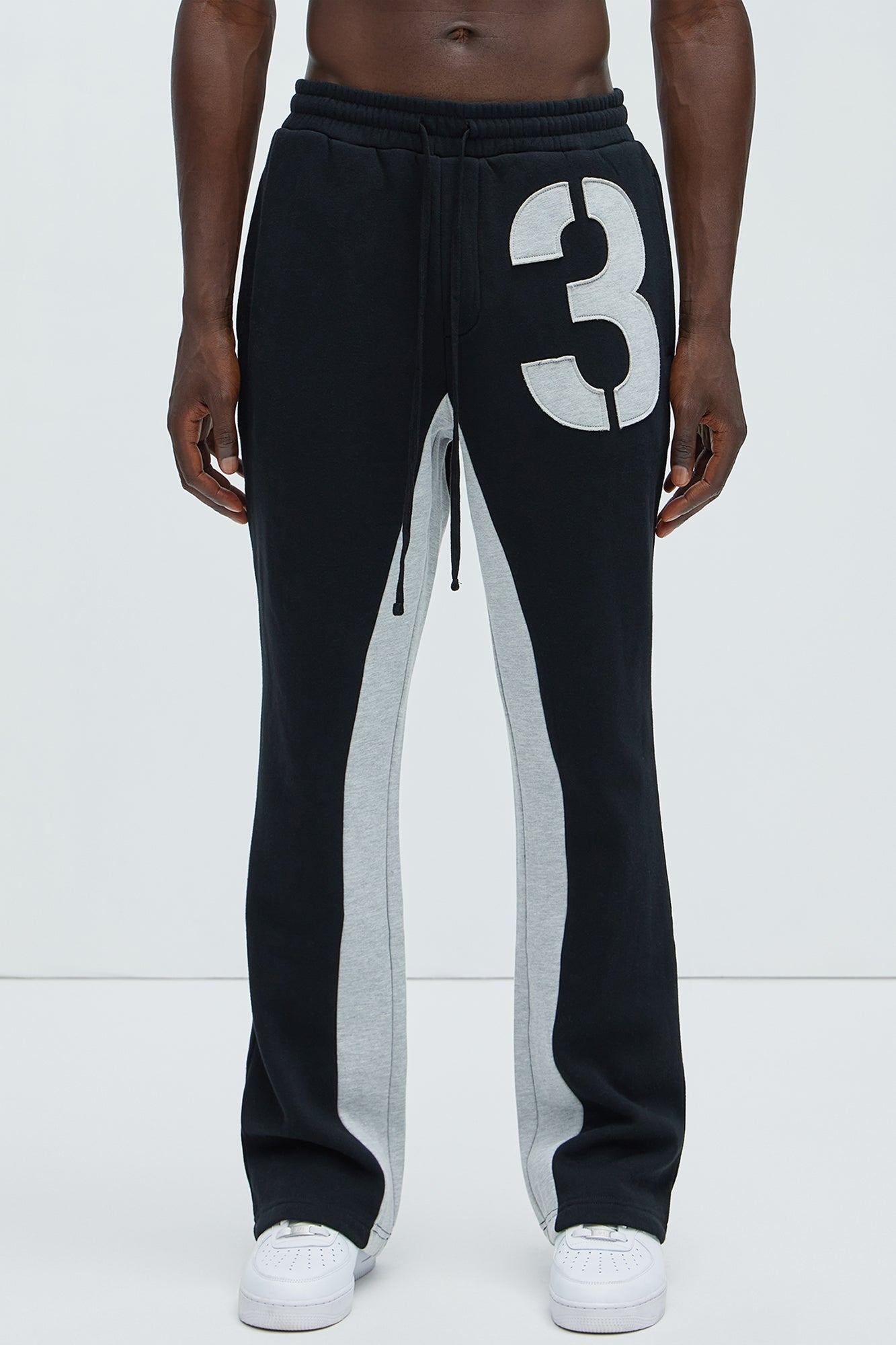 Tyson Number 3 Skinny Flare Sweatpants - Black/combo