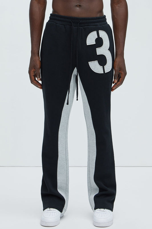 Tyson Number 3 Skinny Flare Sweatpants - Black/combo