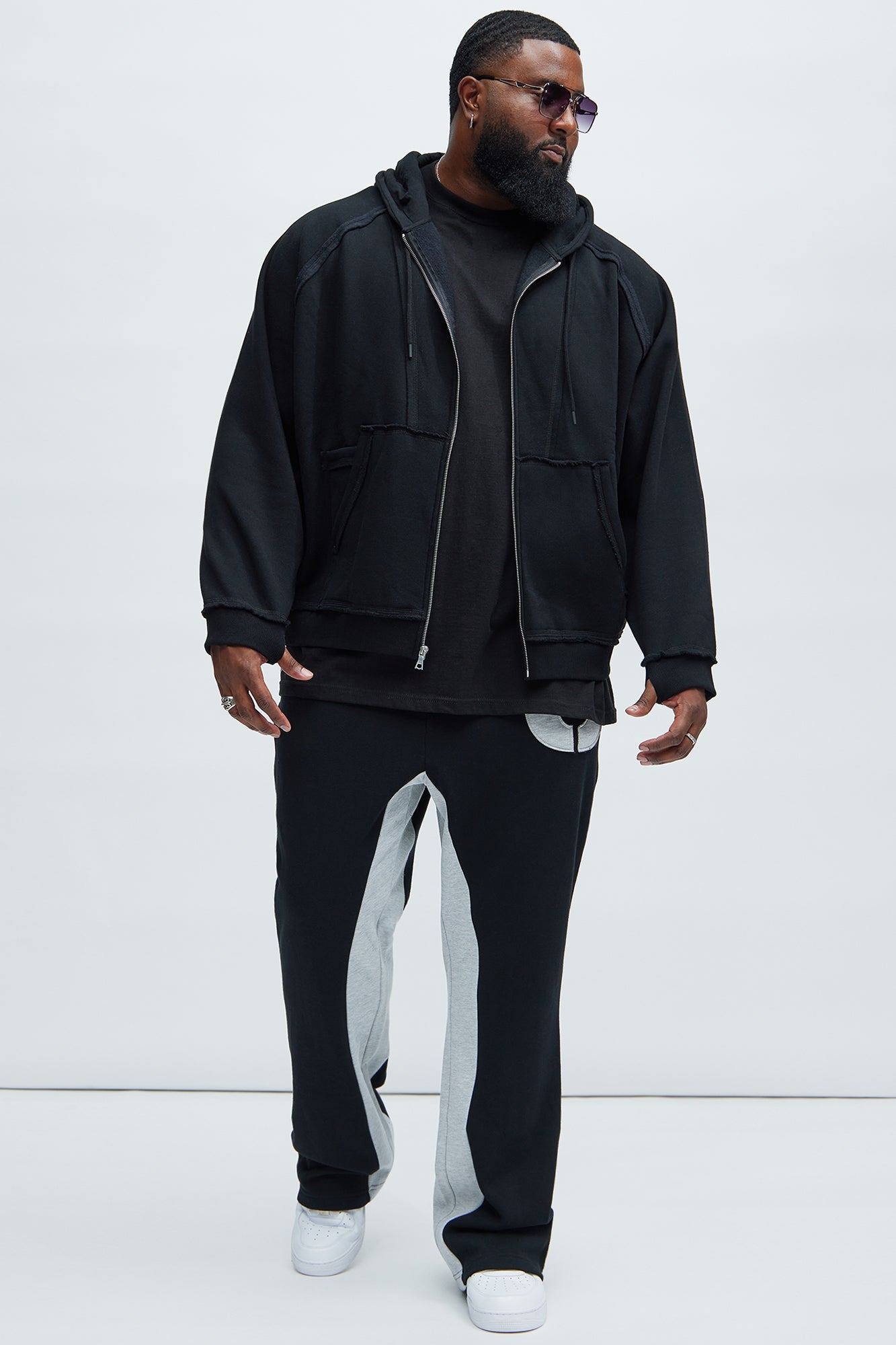 Tyson Number 3 Skinny Flare Sweatpants - Black/combo