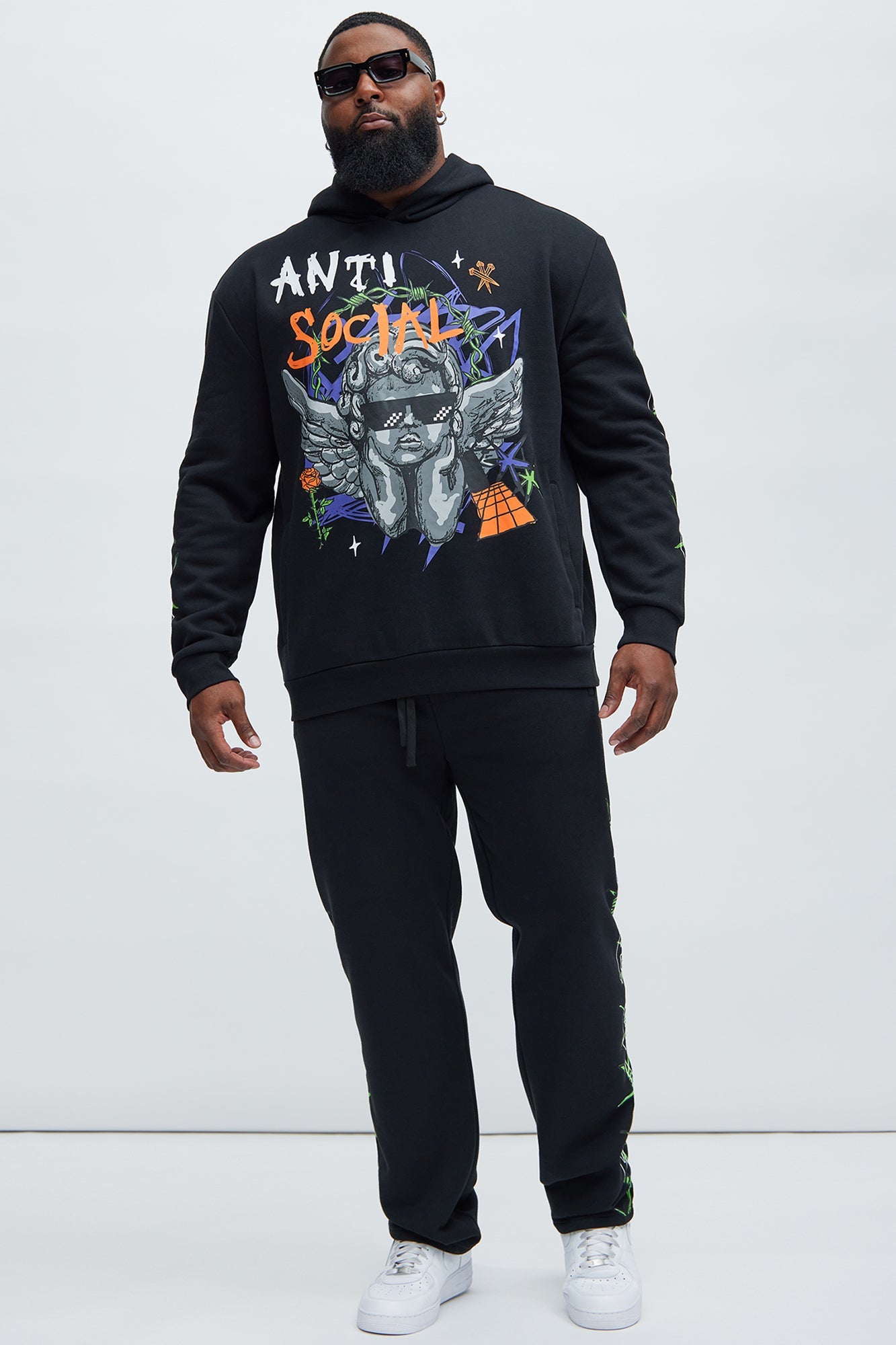 Love The Hate Hoodie - Black