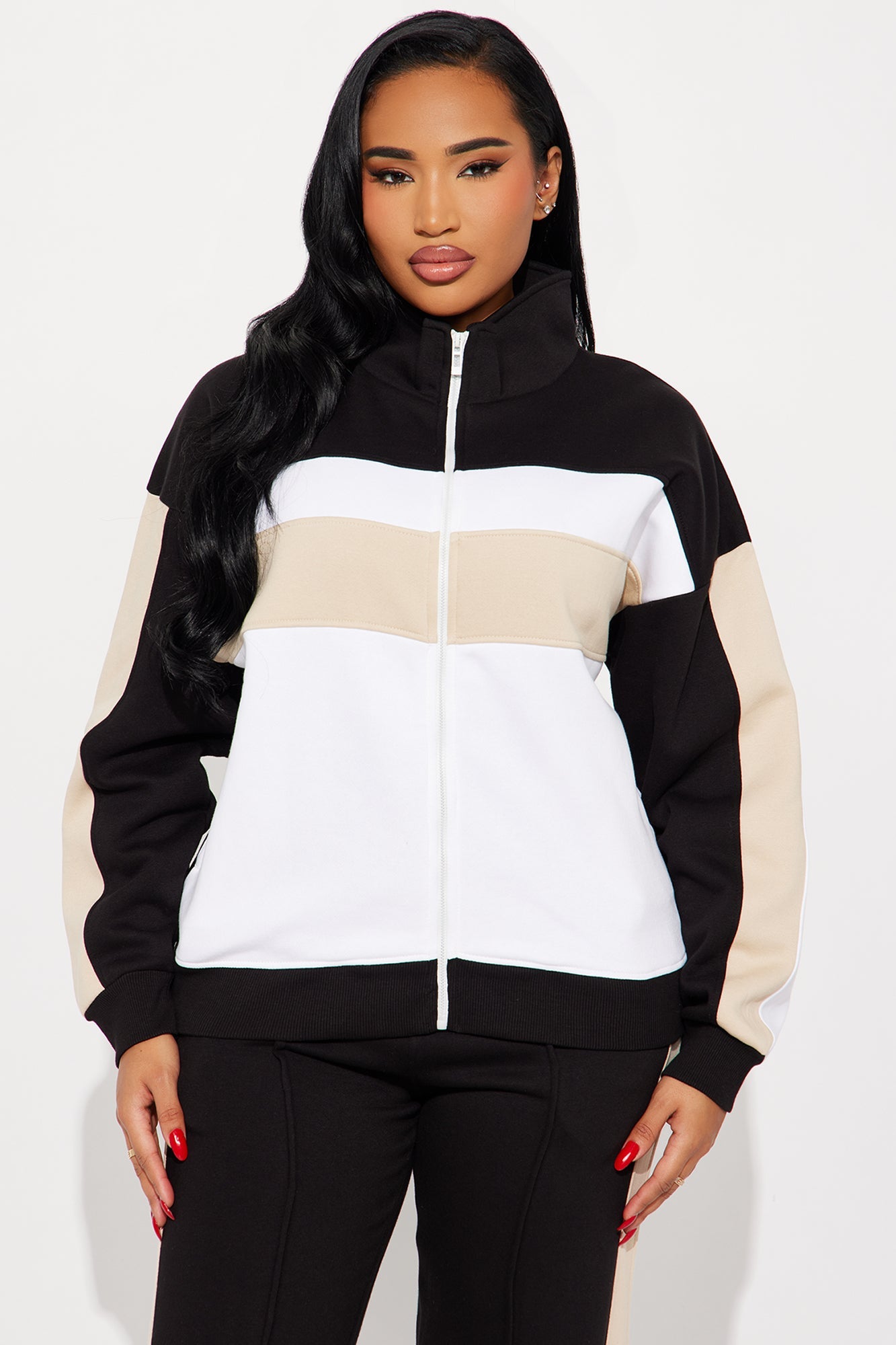 Comfy Club Fleece Pant Set - Black/combo