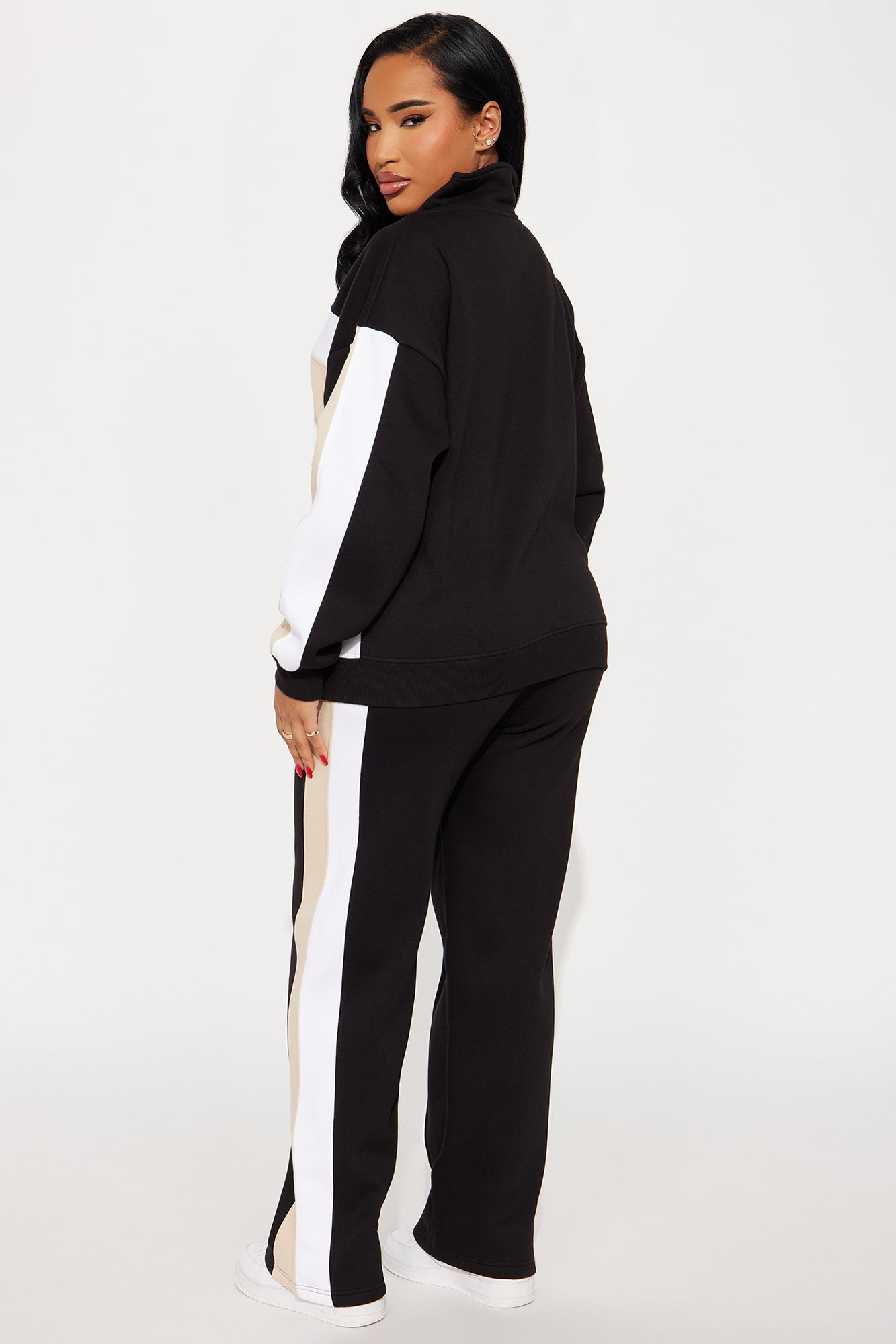 Comfy Club Fleece Pant Set - Black/combo
