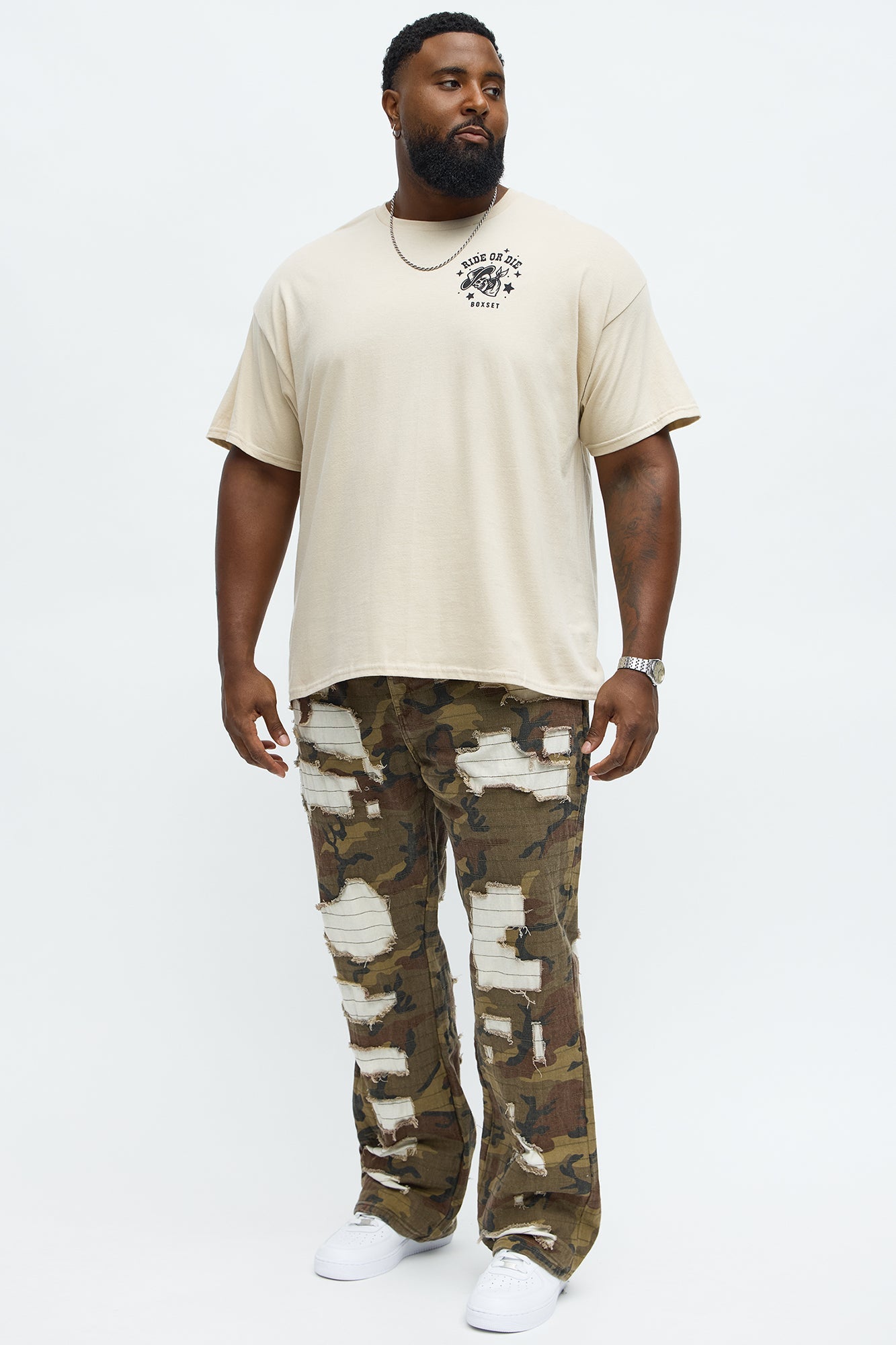 Ride Or Die Rodeo Short Sleeve Tee - Tan