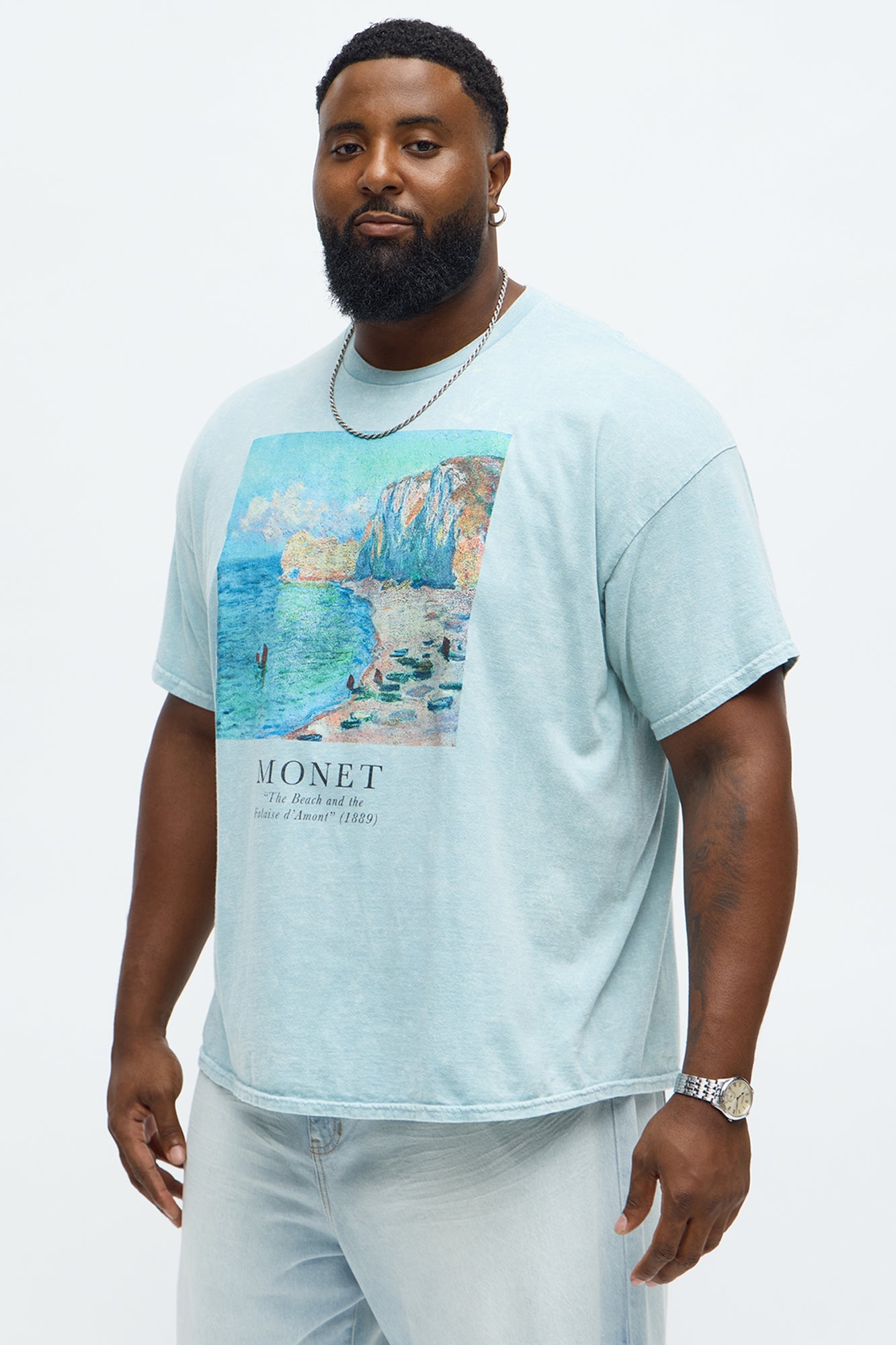 Monet The Beach Short Sleeve Tee - Teal
