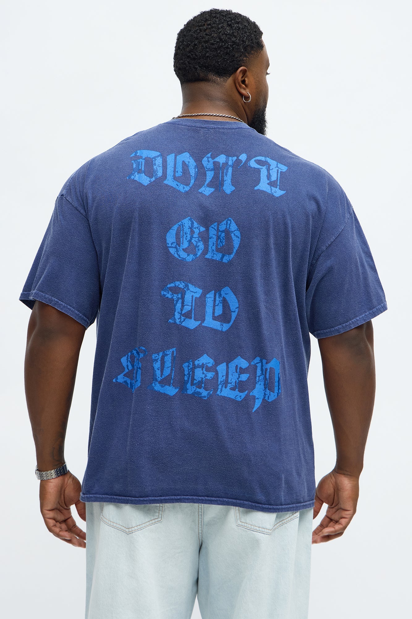 Goosebumps Dont Go To Sleep Short Sleeve Tee - Navy