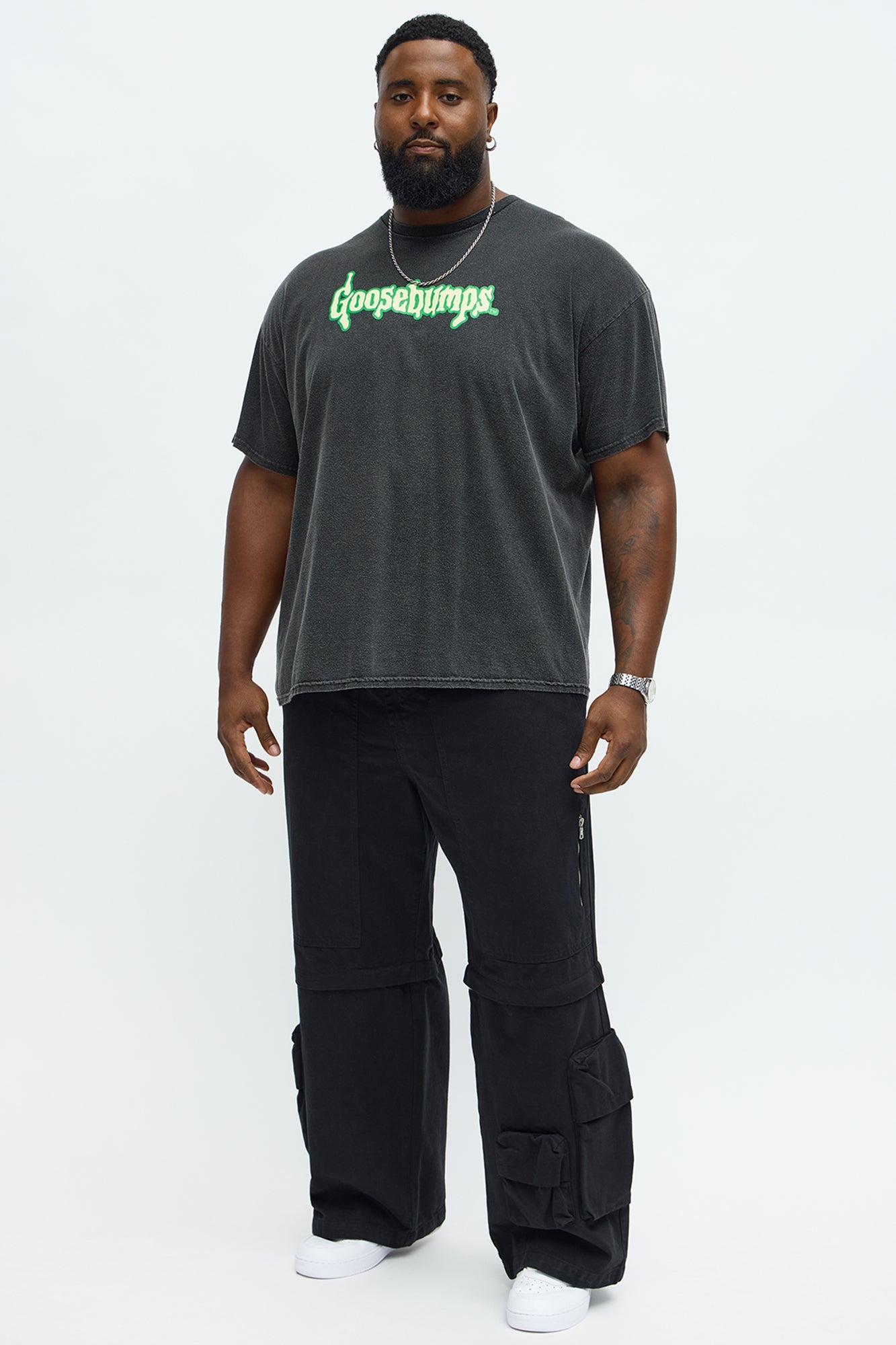 Goosebump Night Of The Living Dummy Short Sleeve Tee - Black Wash