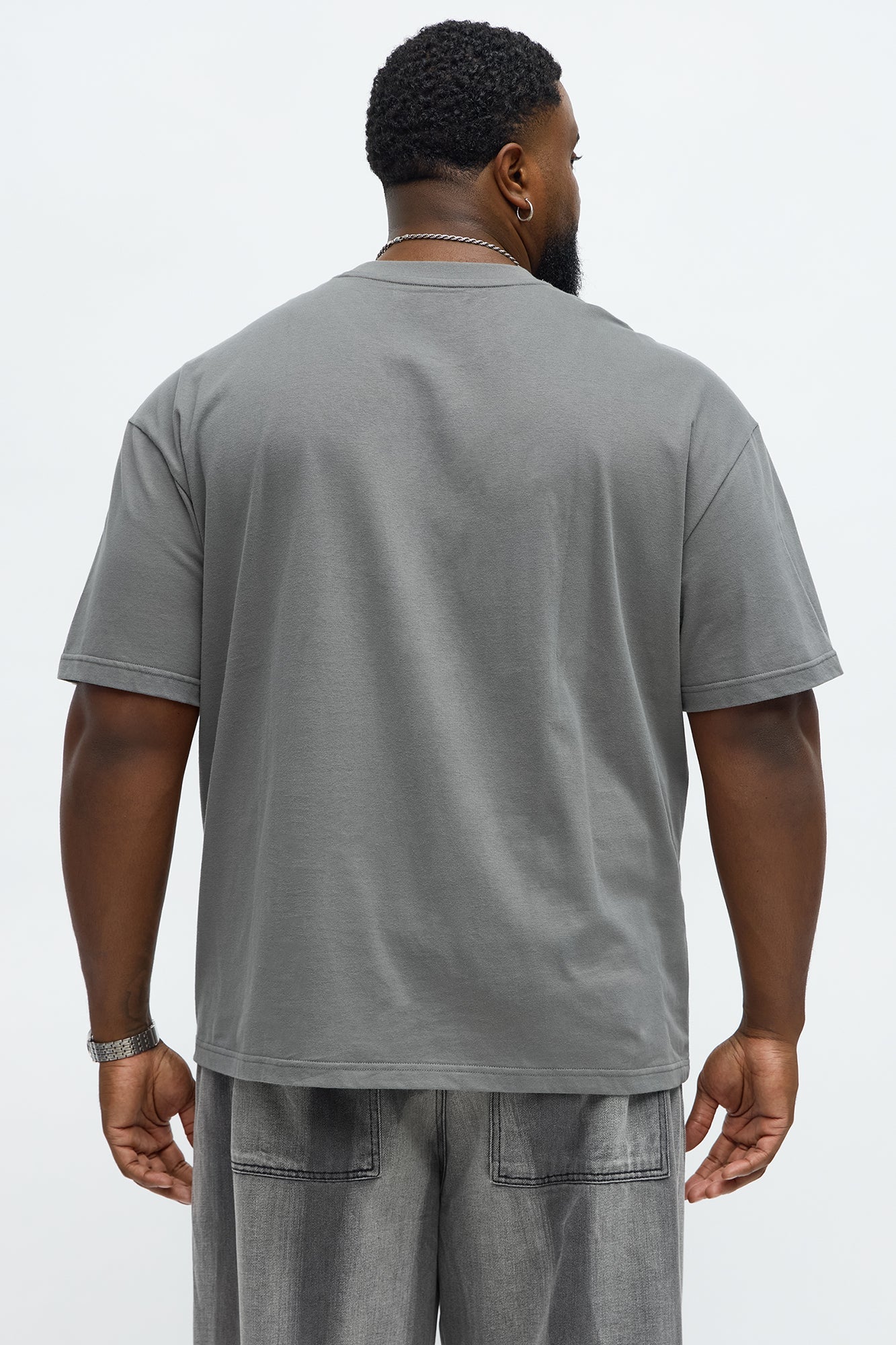 Relaxed Premium Midweight Tee - Dark Grey