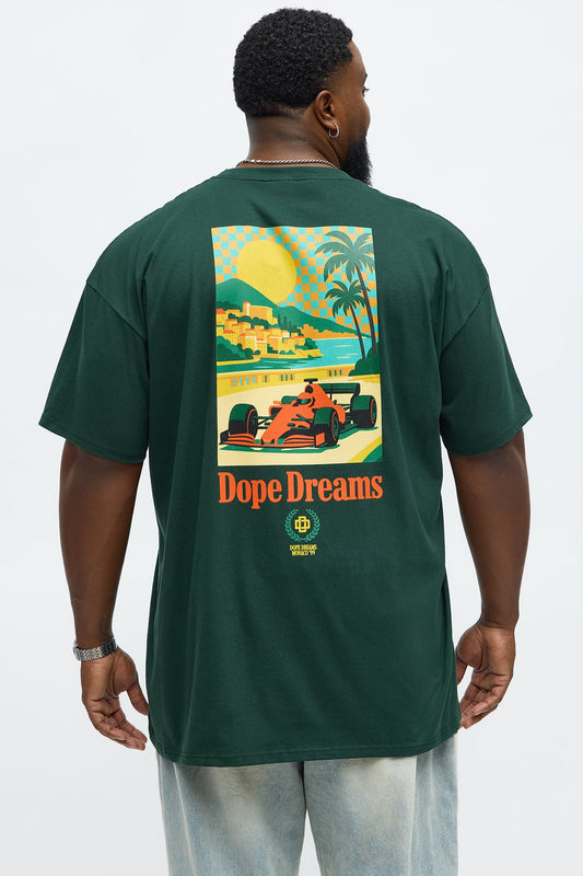 Dope Dreams Monaco Short Sleeve Tee - Green
