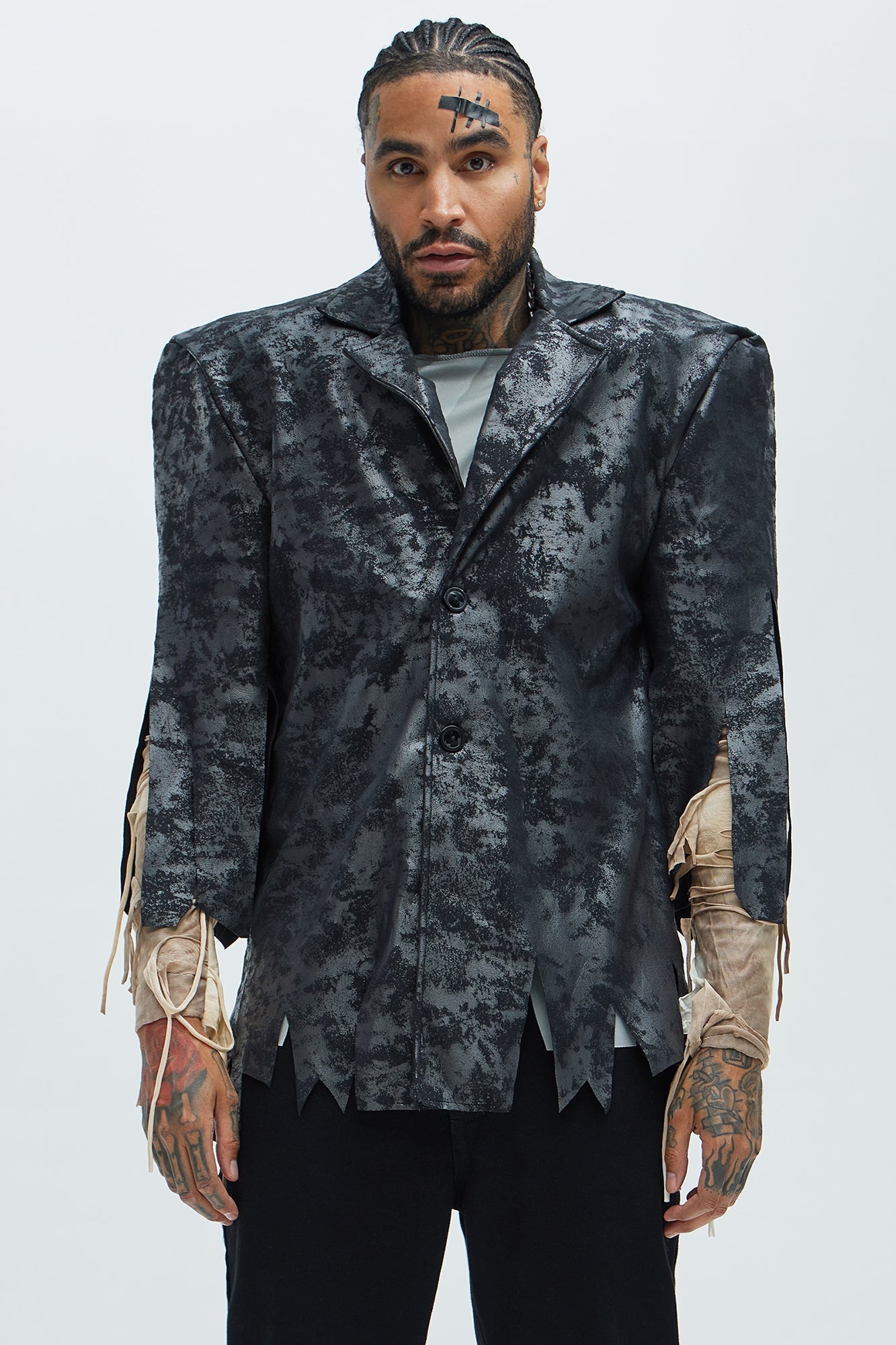 Monster Doctor Frank Costume - Black/Grey