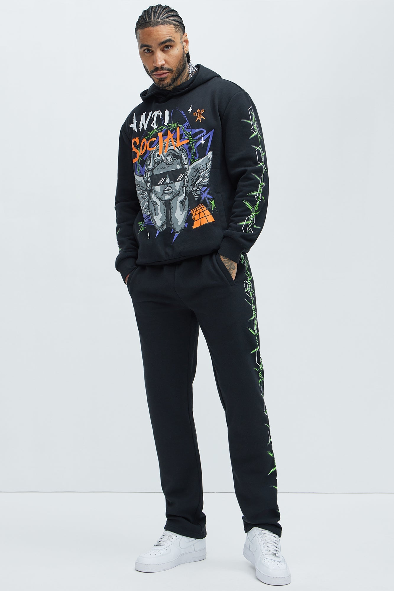 Love The Hate Hoodie - Black