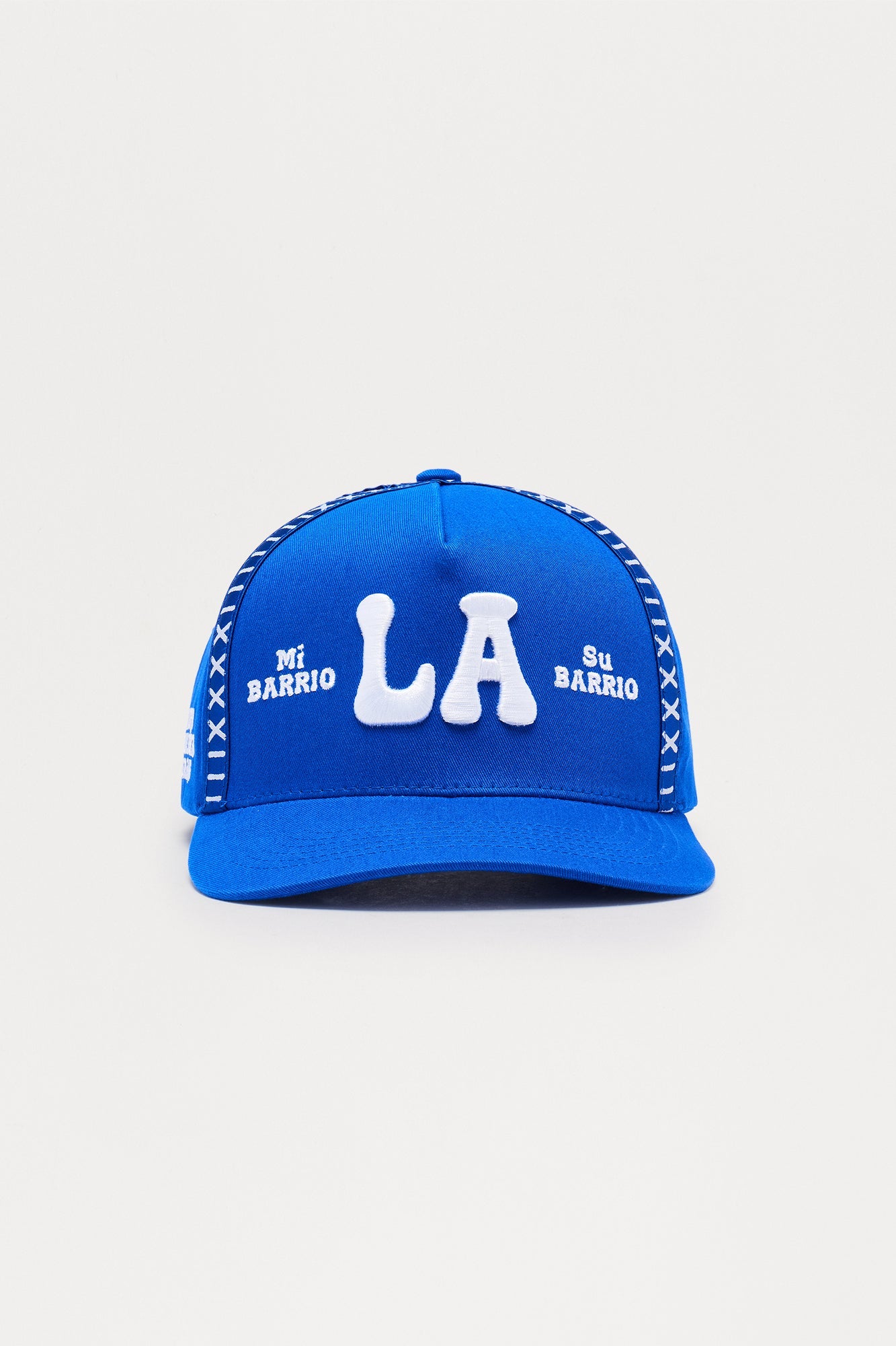 El Barrio Stitch Structured Snapback Hat - Blue