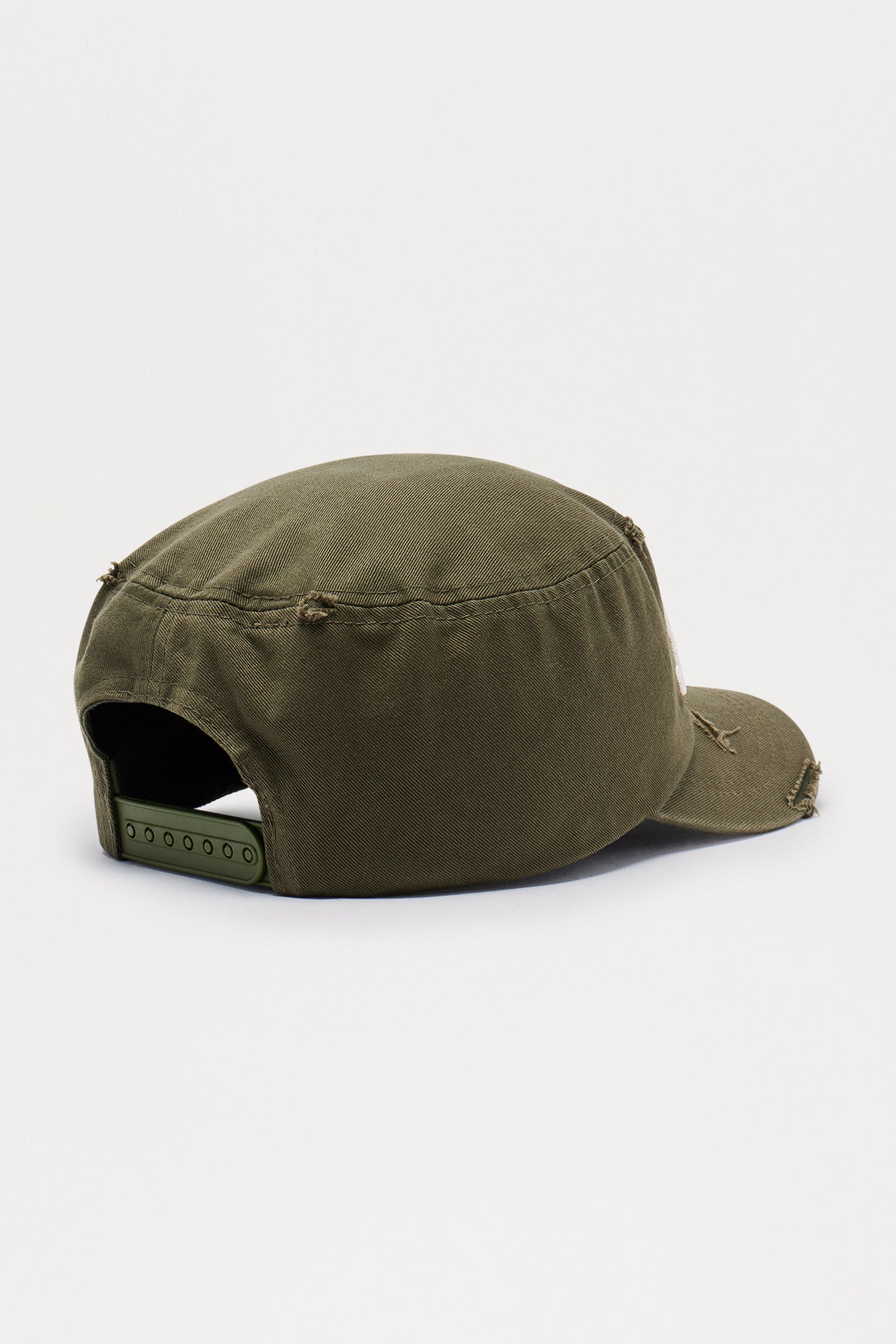 Stay Blessed Denim Painters Snapback Hat - Olive