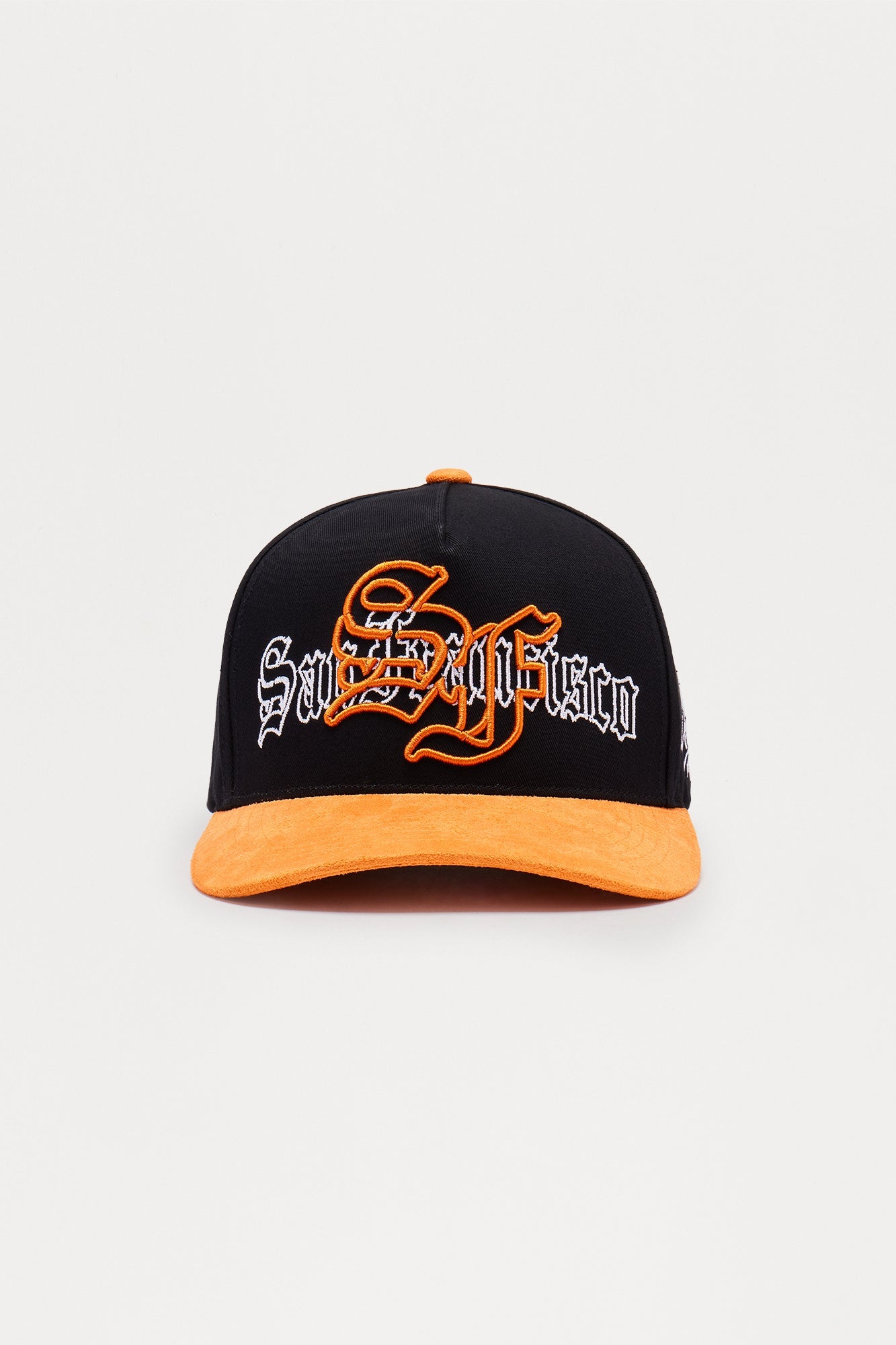 SF Golden Gate Two Tone Structured Snapback Hat - Black/Orange