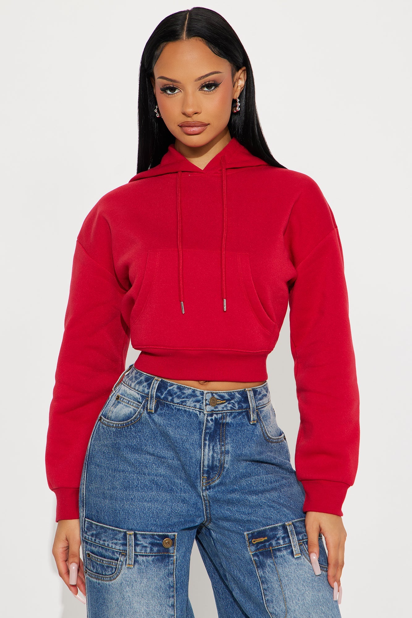 Candice Lounge Hoodie - Red
