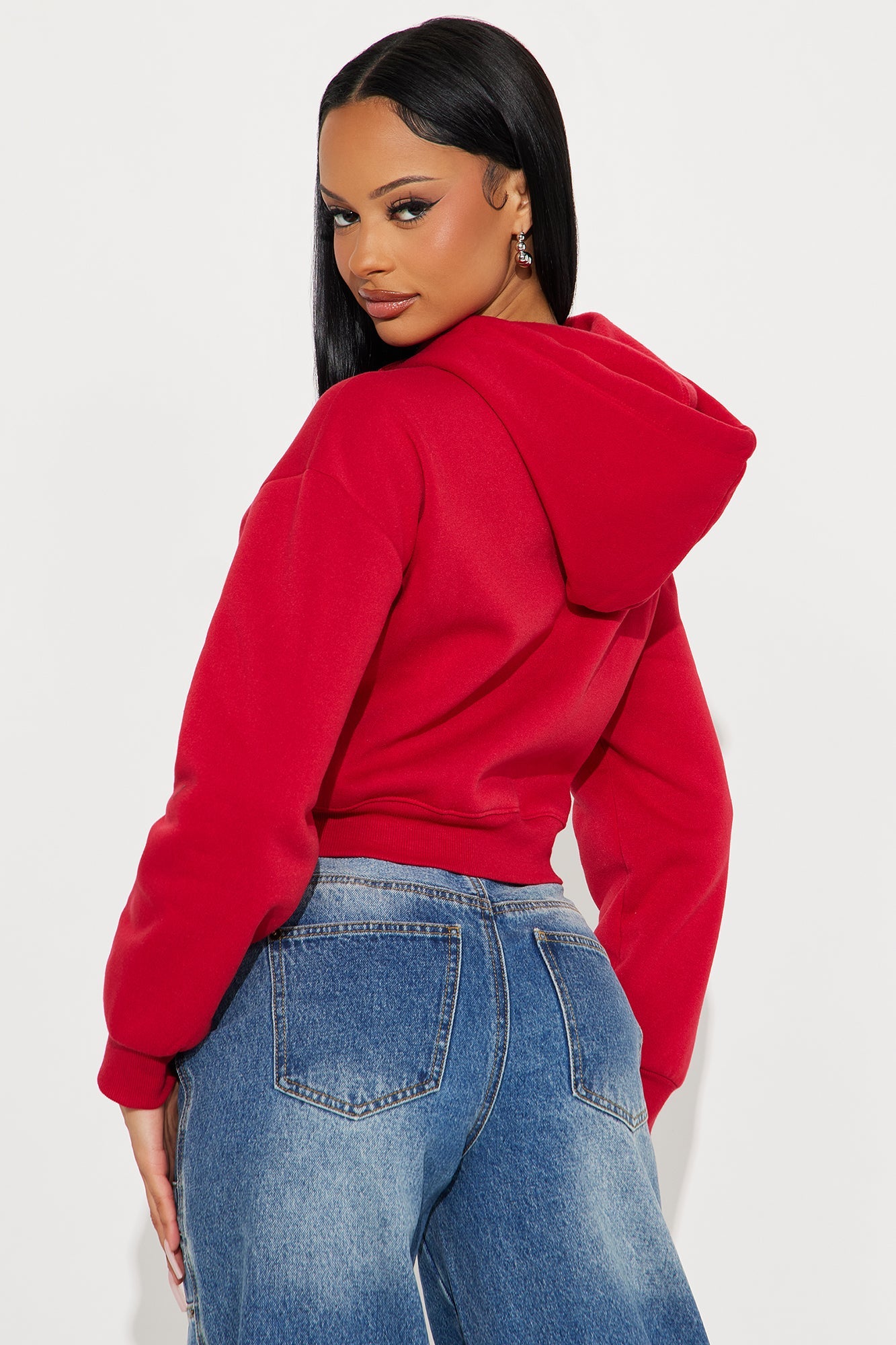 Candice Lounge Hoodie - Red