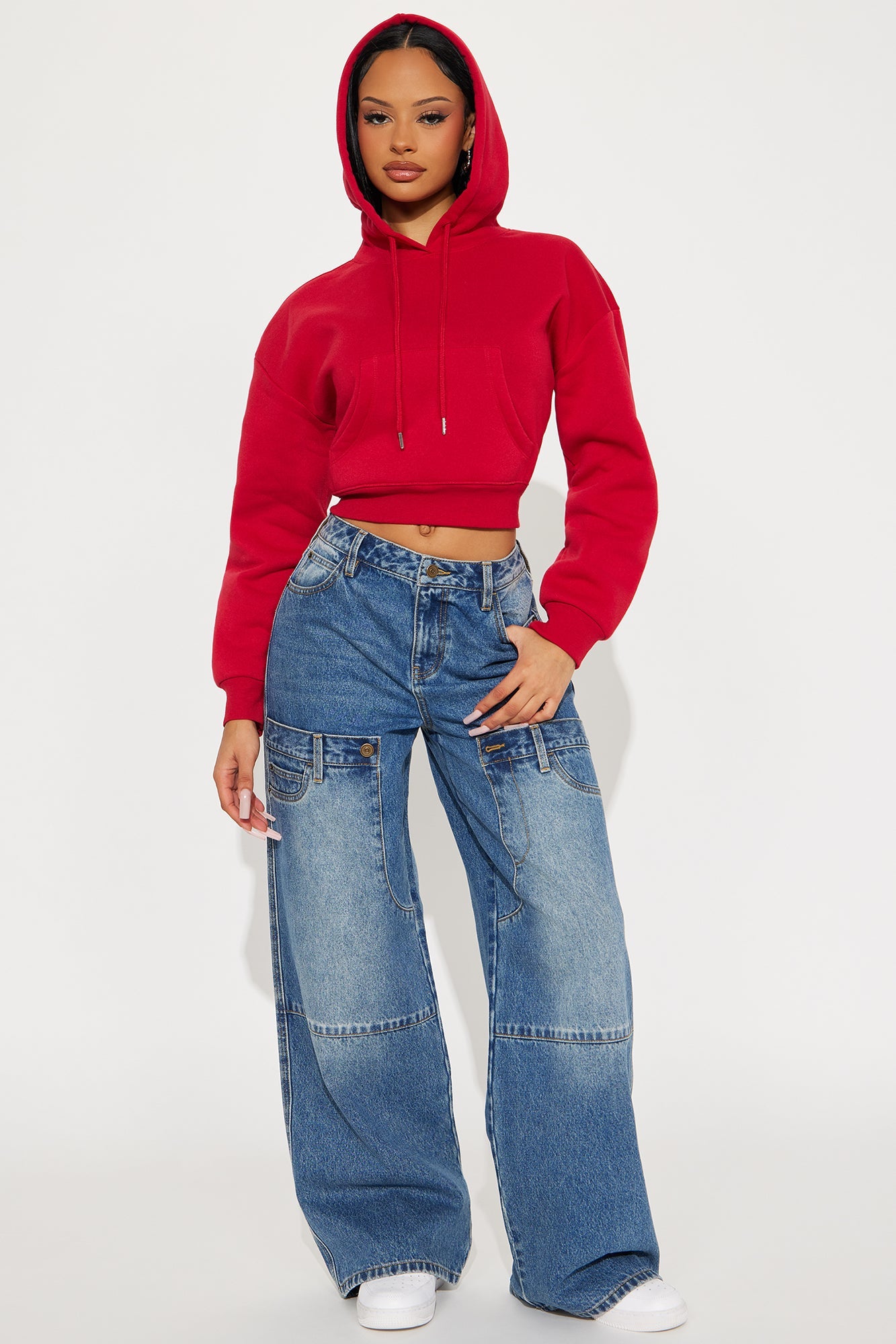 Candice Lounge Hoodie - Red