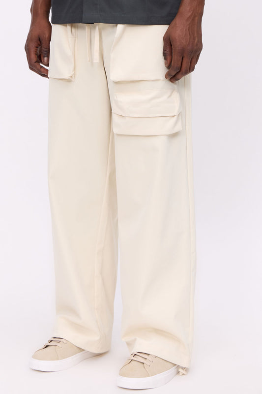 Baggy Make That Call Front Pocket Pants - Off White