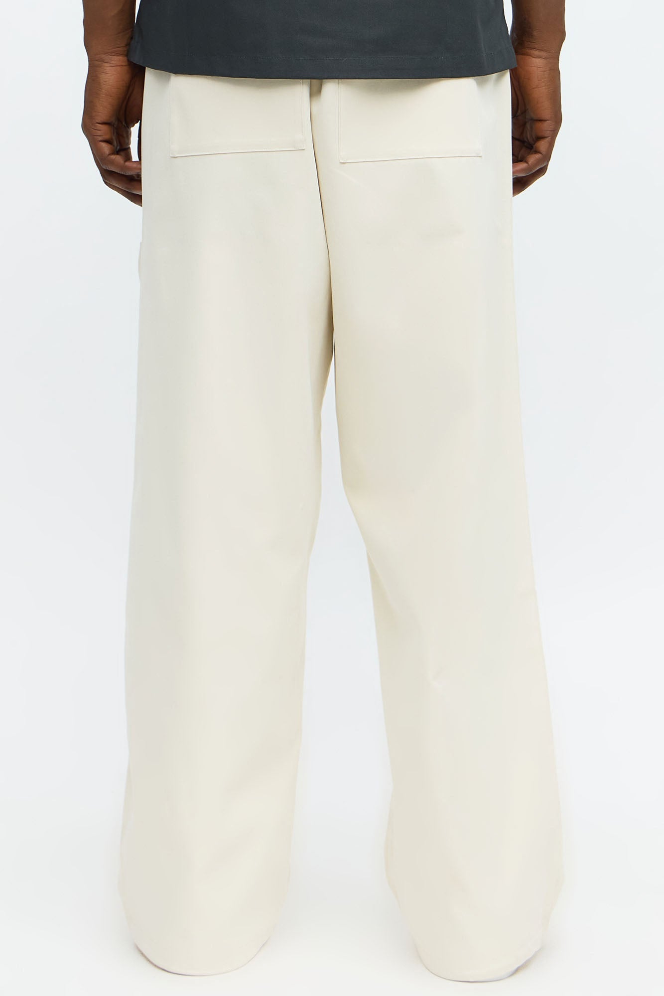 Baggy Make That Call Front Pocket Pants - Off White