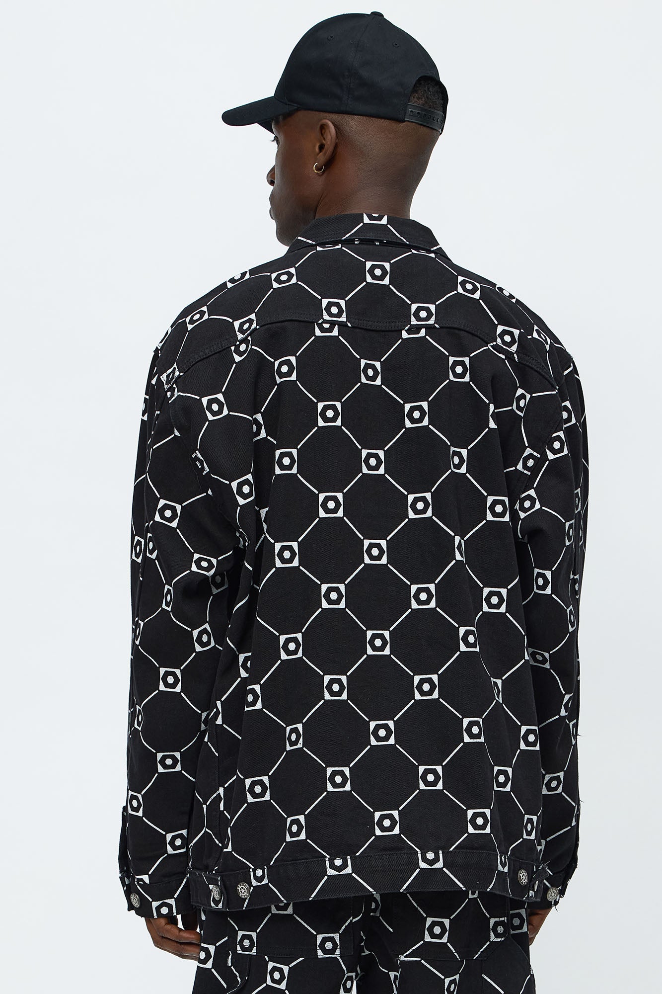 Southpole Monogram Anorak Jacket - Black