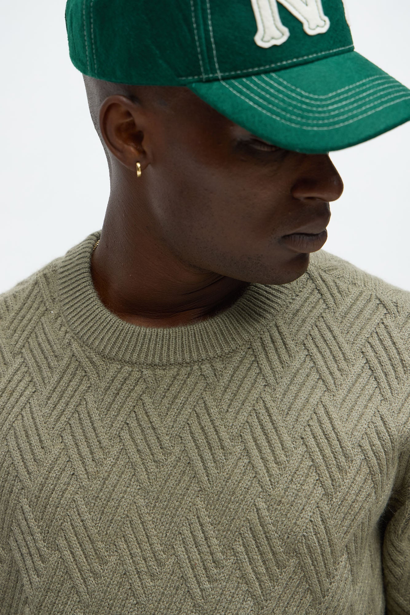 That Stuff Crewneck Sweater - Olive
