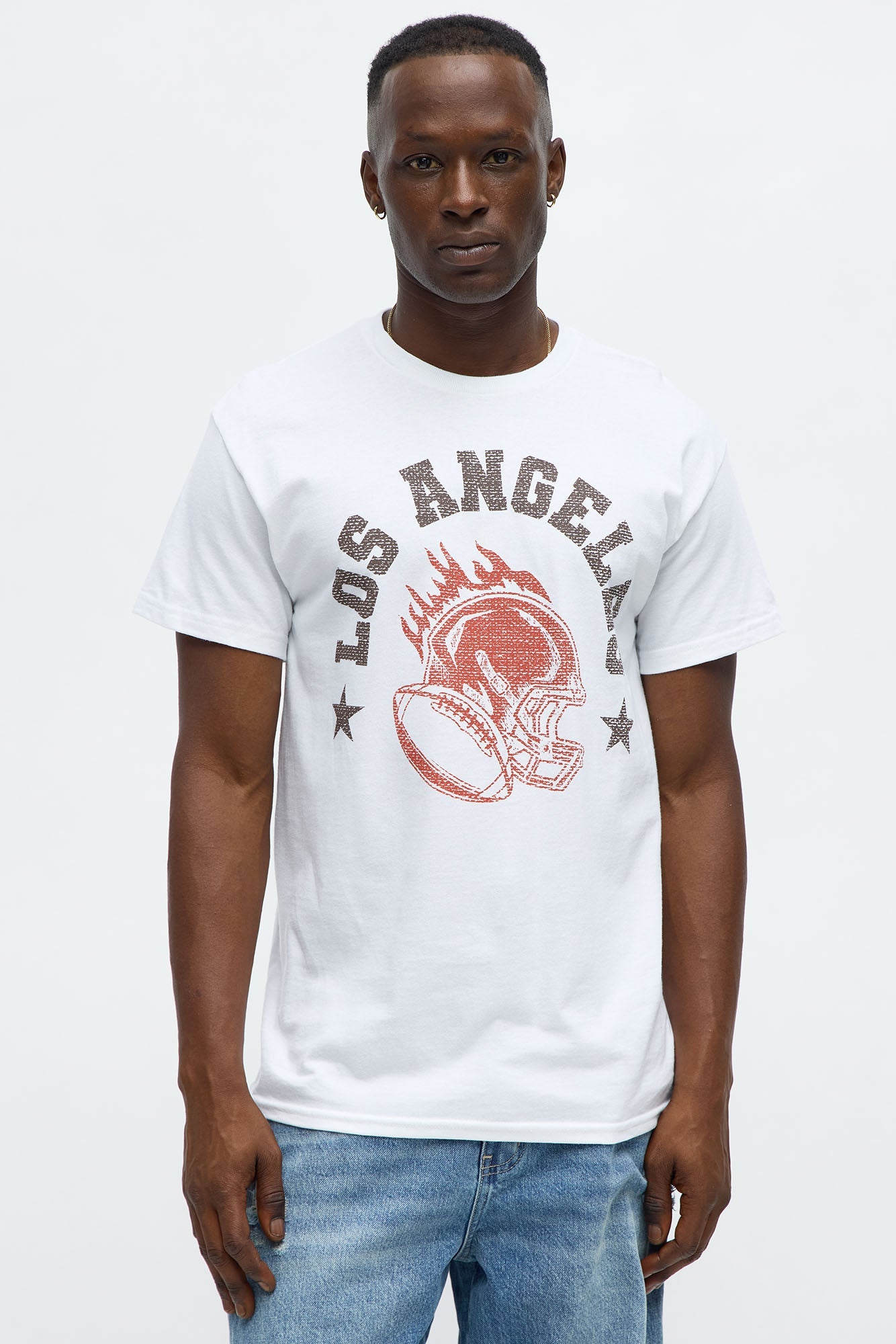 LA Football Program Short Sleeve Tee - White
